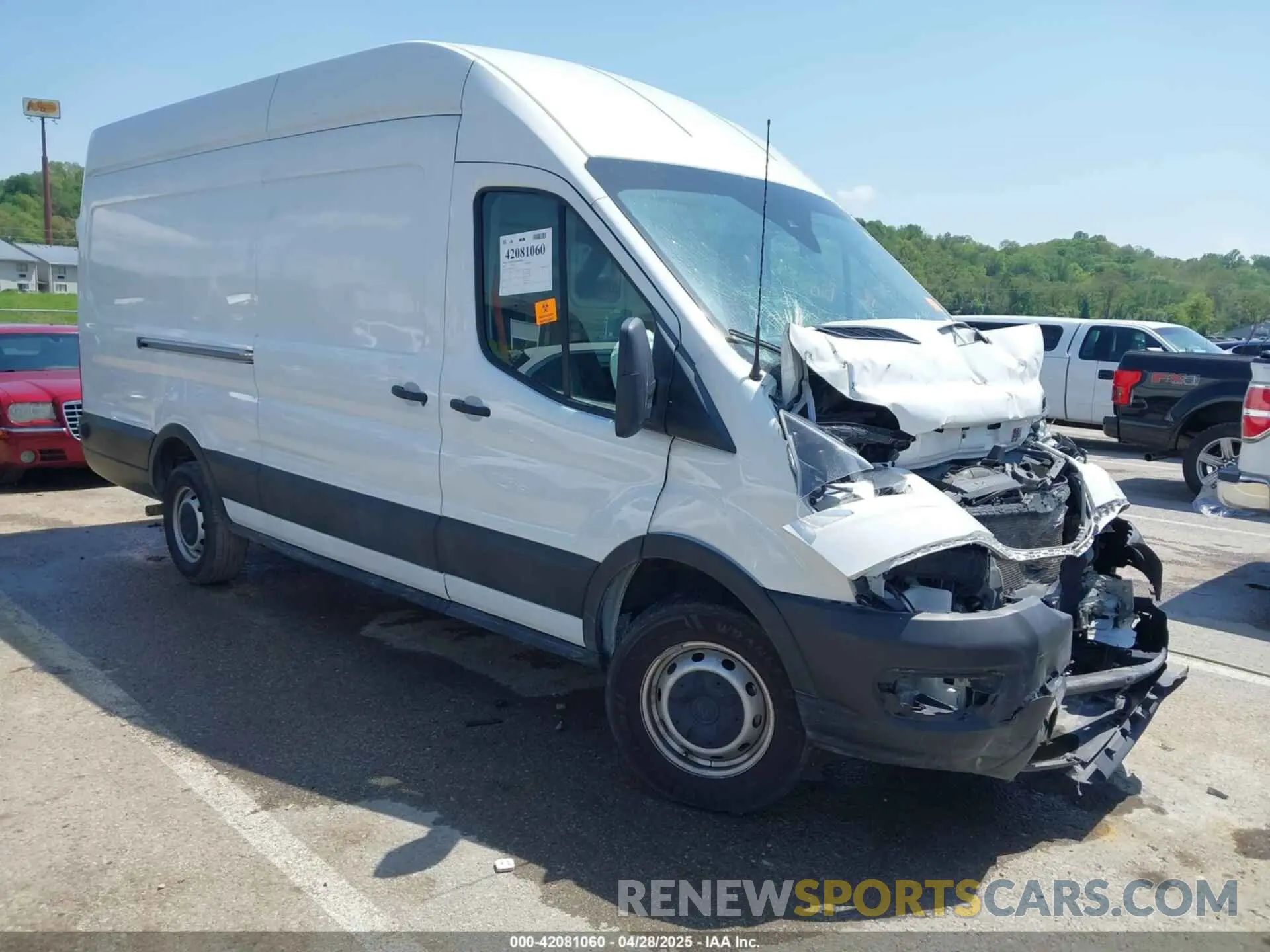 1 Photograph of a damaged car 1FTBR3X8XNKA31327 FORD TRANSIT-250 CARGO VAN 2022