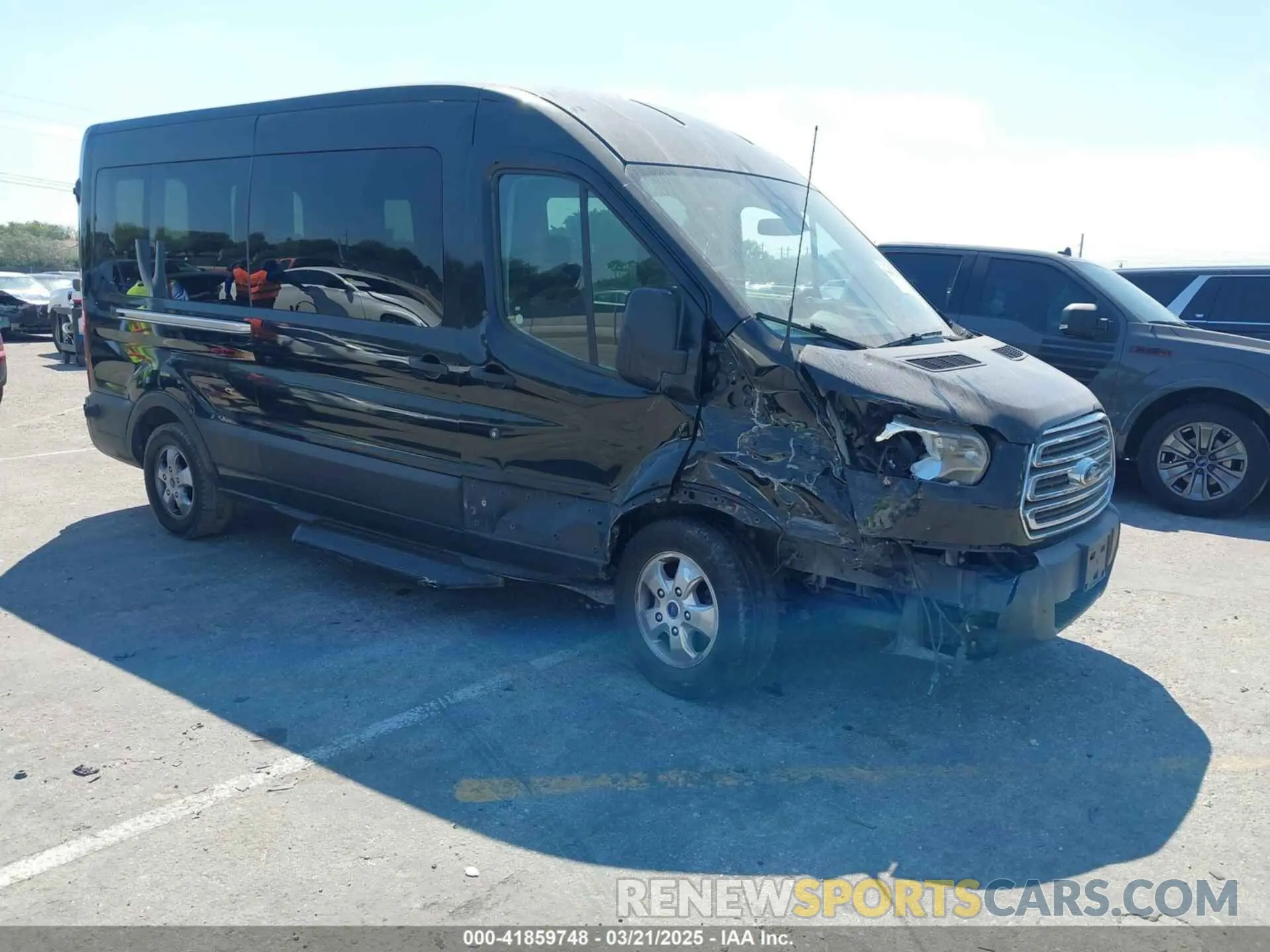 1 Photograph of a damaged car 1FBAX2CG4KKA76658 FORD TRANSIT-350 2019