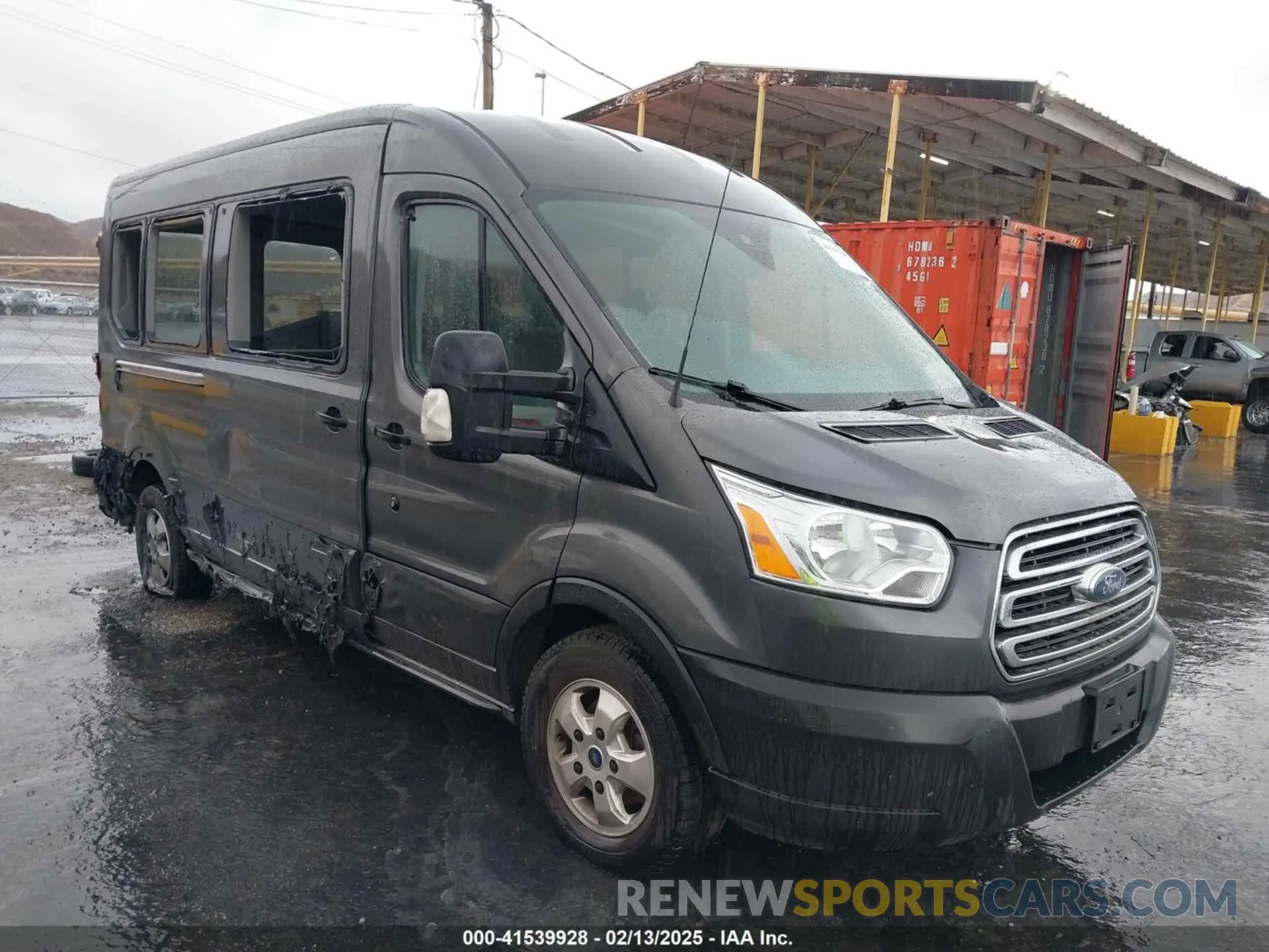 1 Photograph of a damaged car 1FBAX2CG9KKA46619 FORD TRANSIT-350 2019