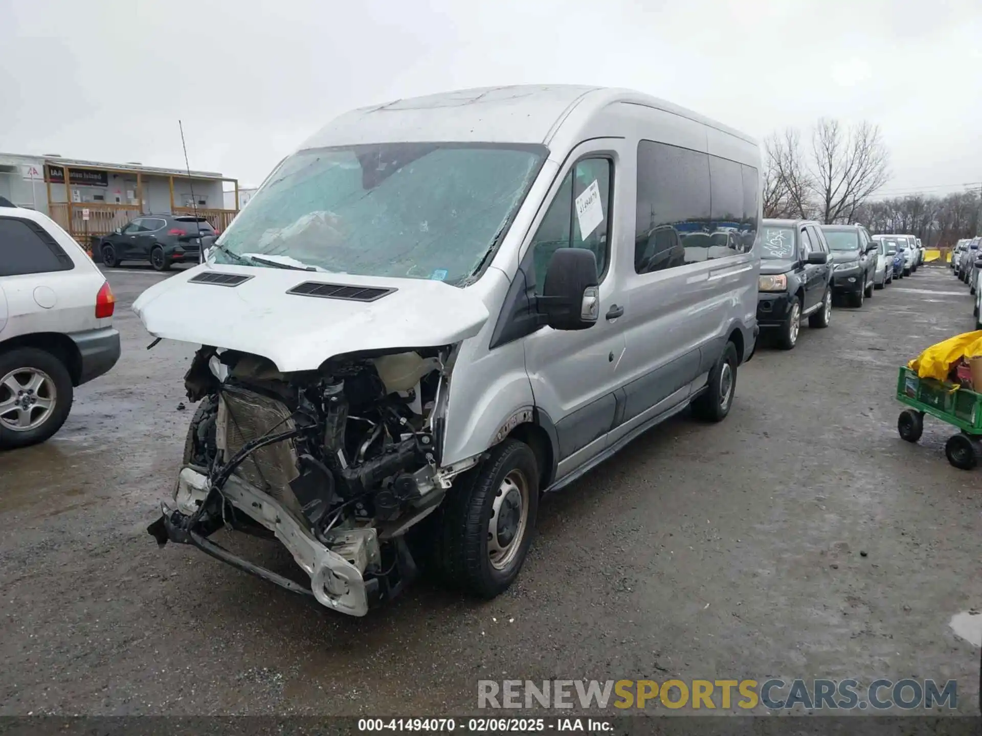 2 Photograph of a damaged car 1FBAX2CM0KKA73861 FORD TRANSIT-350 2019