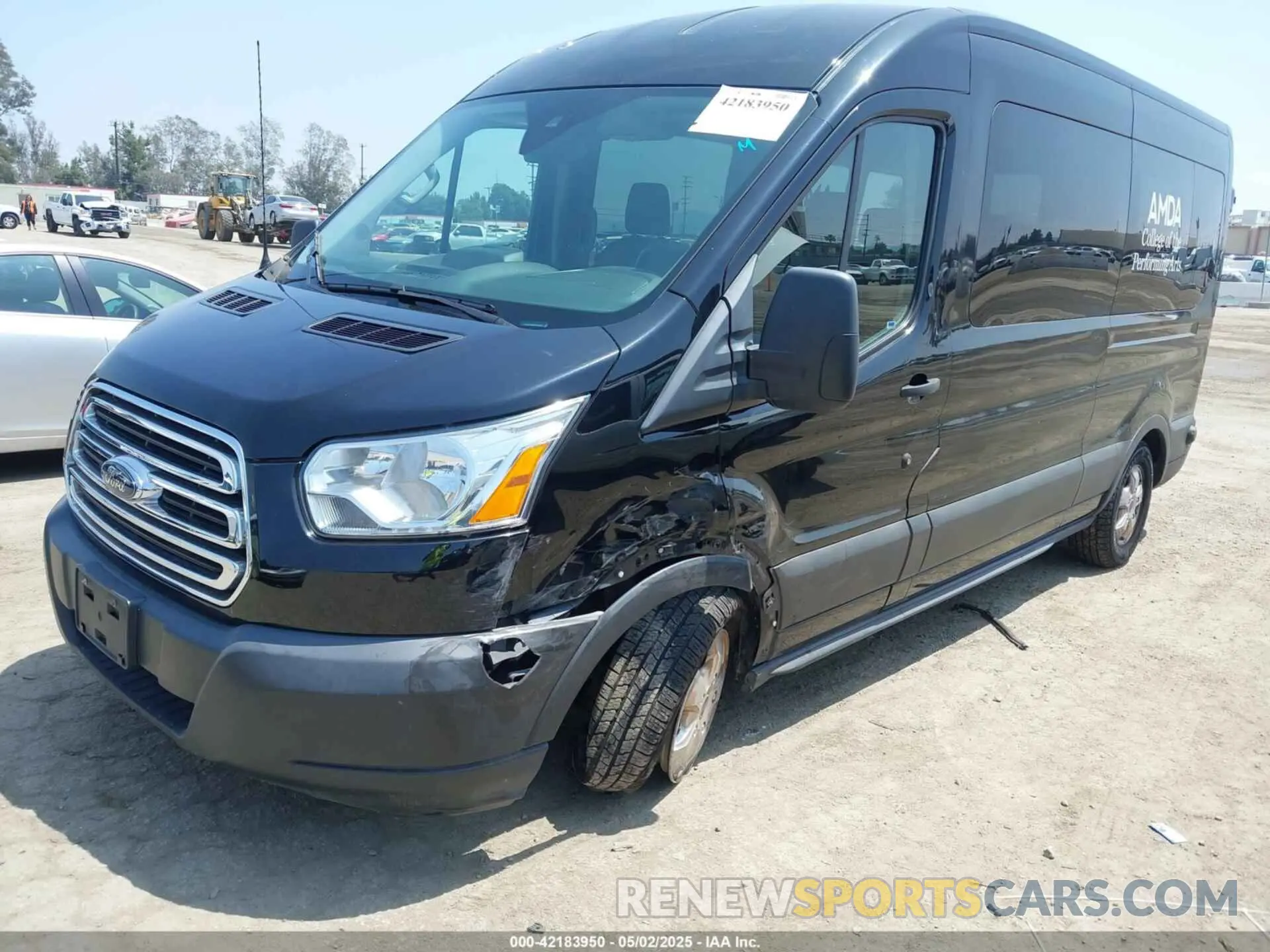 2 Photograph of a damaged car 1FBAX2CM2KKB46082 FORD TRANSIT-350 2019