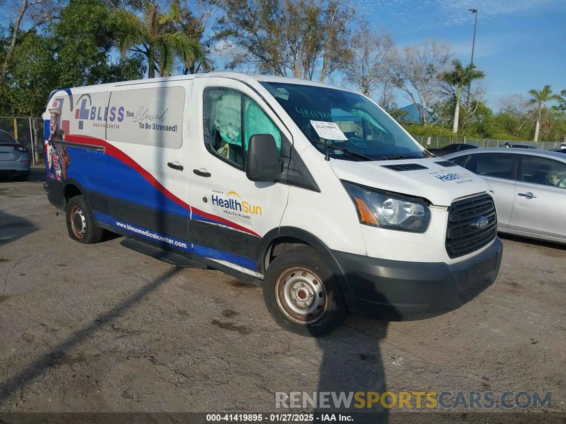 1 Photograph of a damaged car 1FBZX2YM2KKA81620 FORD TRANSIT-350 2019
