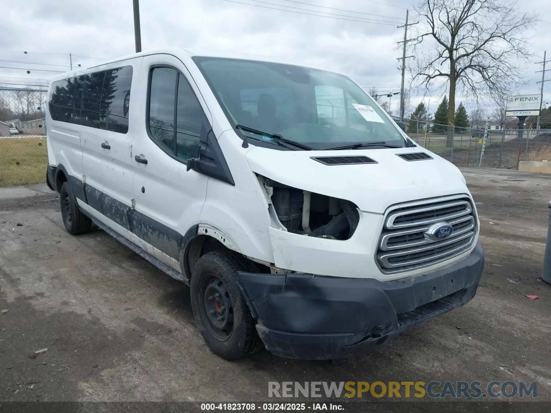 1 Photograph of a damaged car 1FBZX2ZM7KKA47090 FORD TRANSIT-350 2019