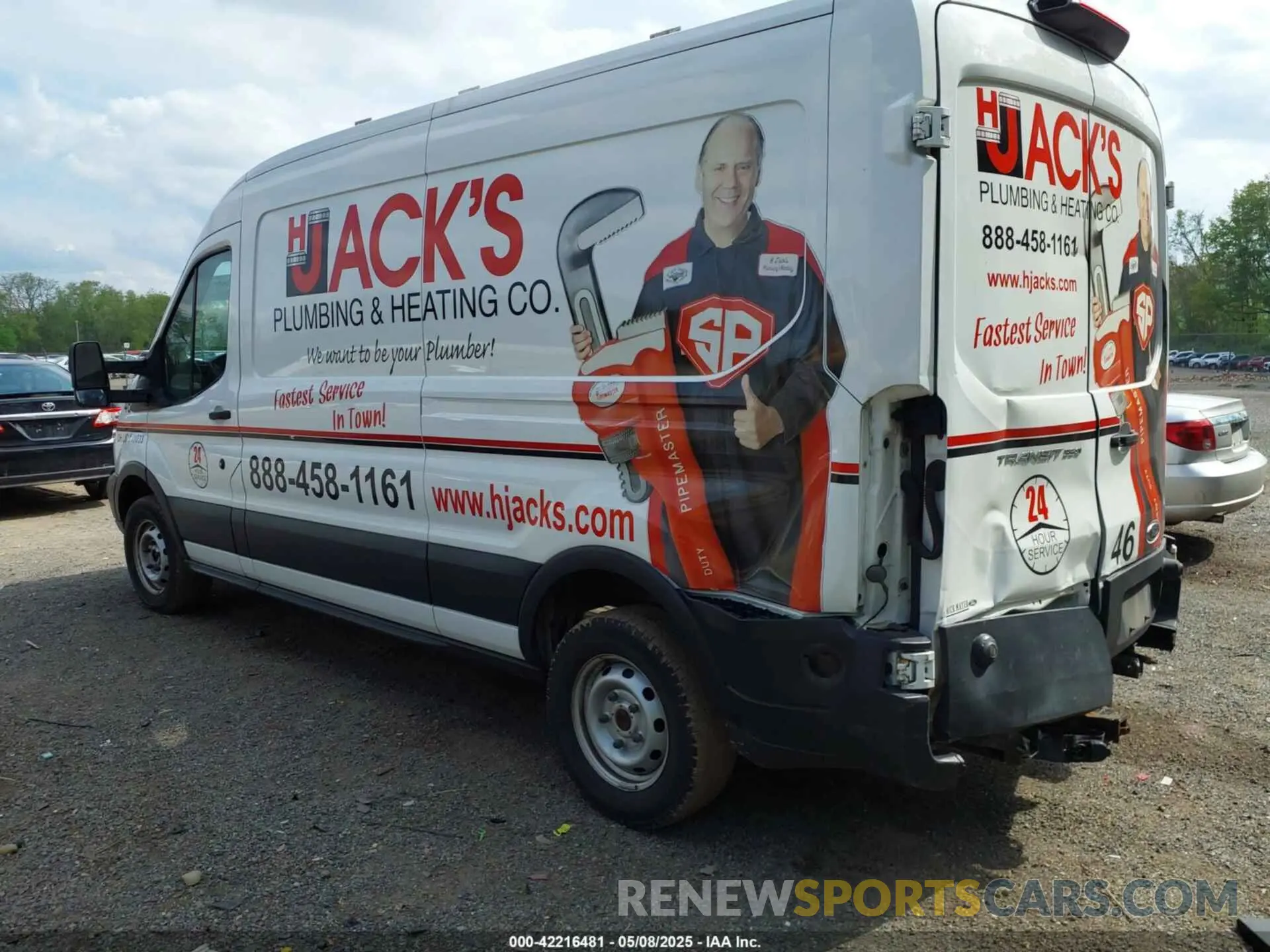 3 Photograph of a damaged car 1FTBW2CM1KKB80159 FORD TRANSIT-350 2019