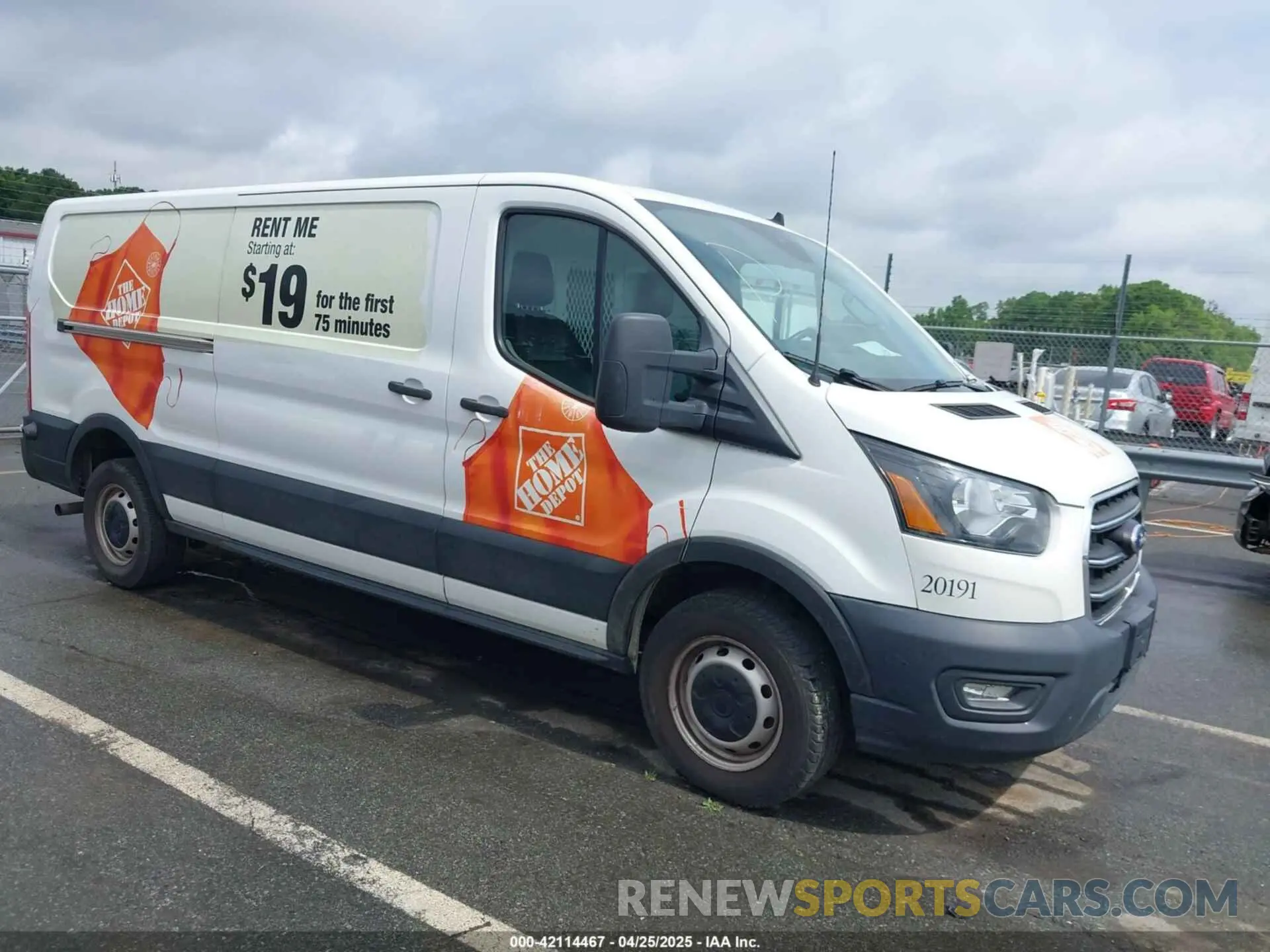 1 Photograph of a damaged car 1FTBW1Y80LKA52678 FORD TRANSIT-350 2020