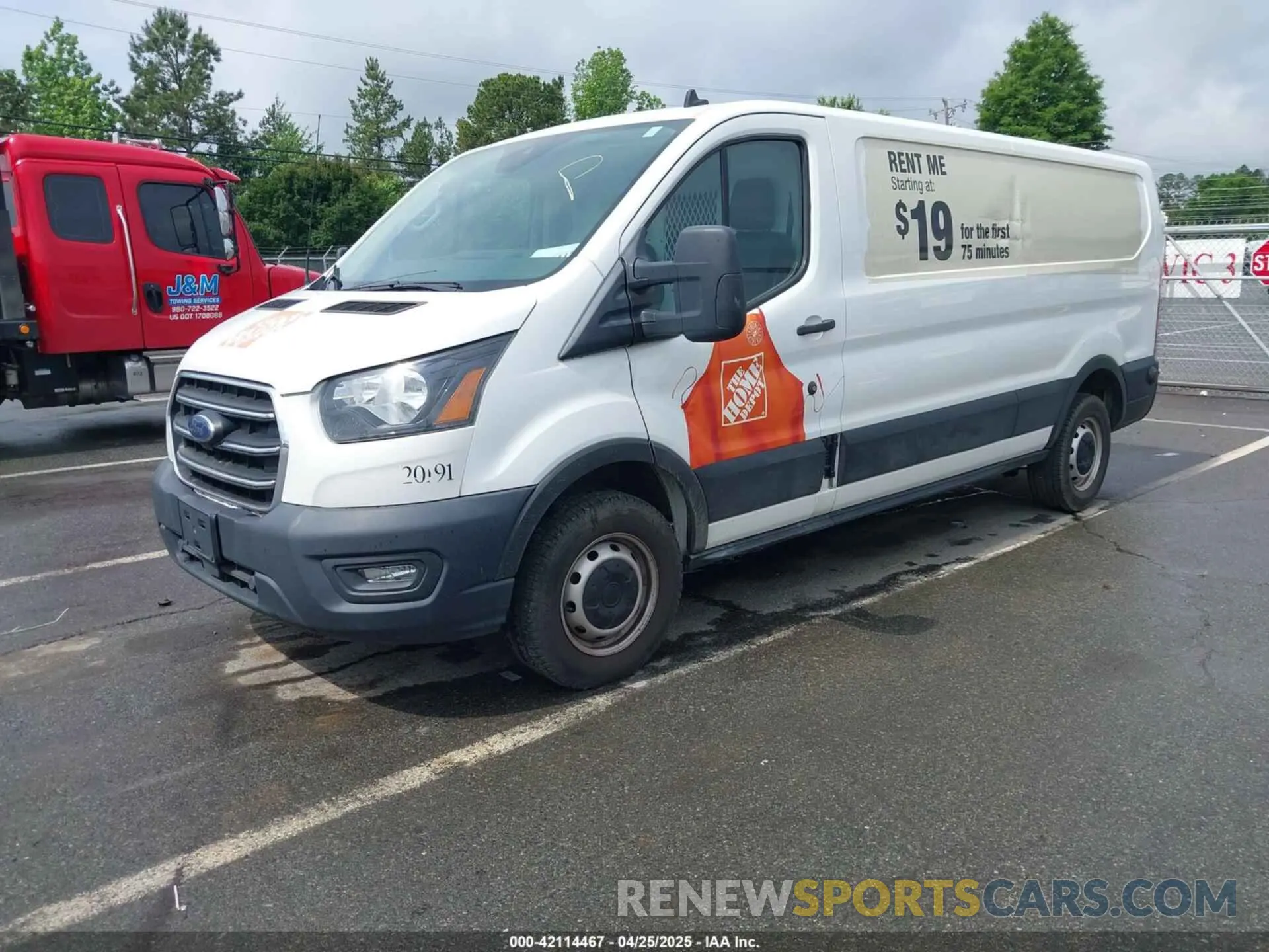 2 Photograph of a damaged car 1FTBW1Y80LKA52678 FORD TRANSIT-350 2020