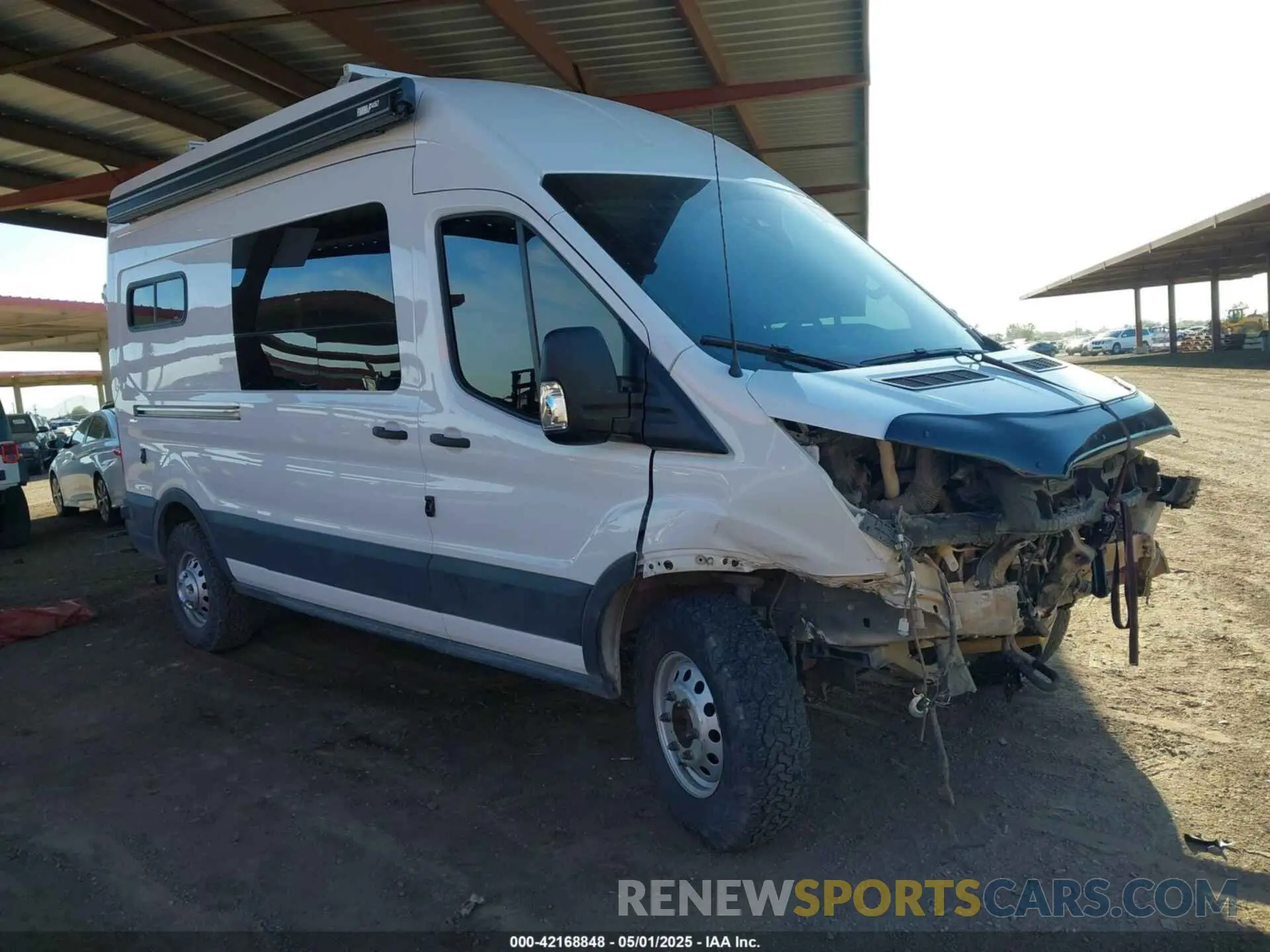 1 Photograph of a damaged car 1FTBW2X81LKA64071 FORD TRANSIT-350 2020