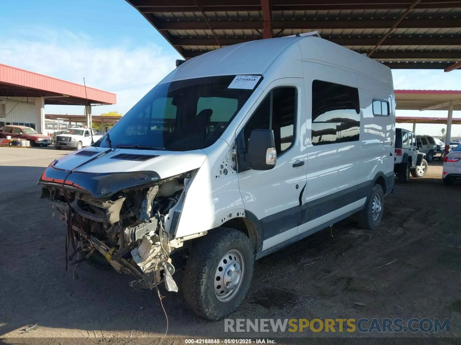 2 Photograph of a damaged car 1FTBW2X81LKA64071 FORD TRANSIT-350 2020