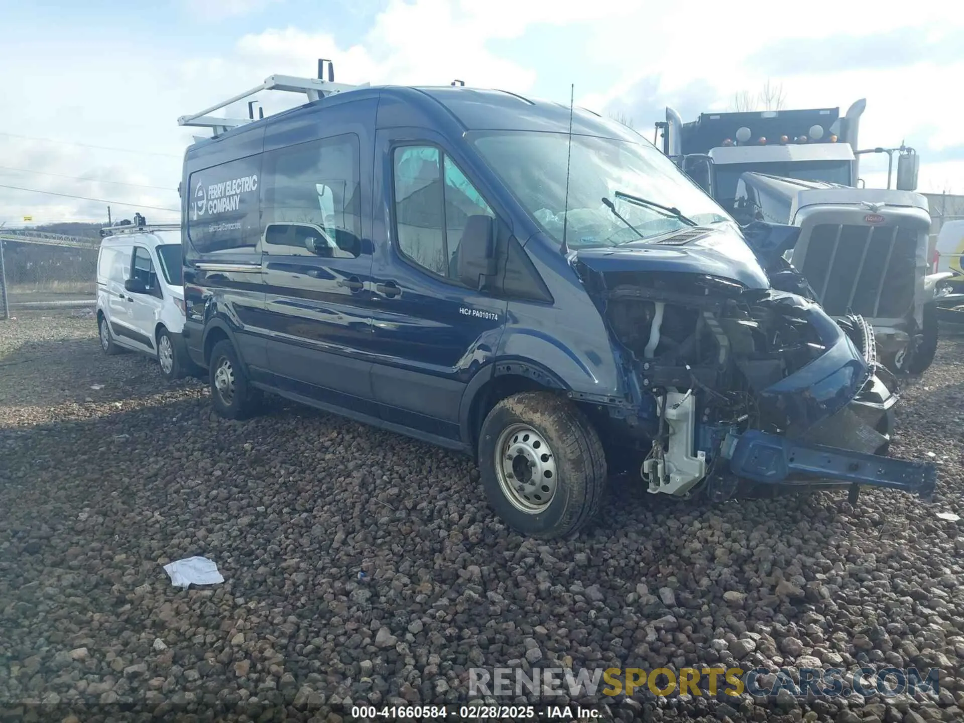 1 Photograph of a damaged car 1FTBW9CG5LKB38291 FORD TRANSIT-350 2020