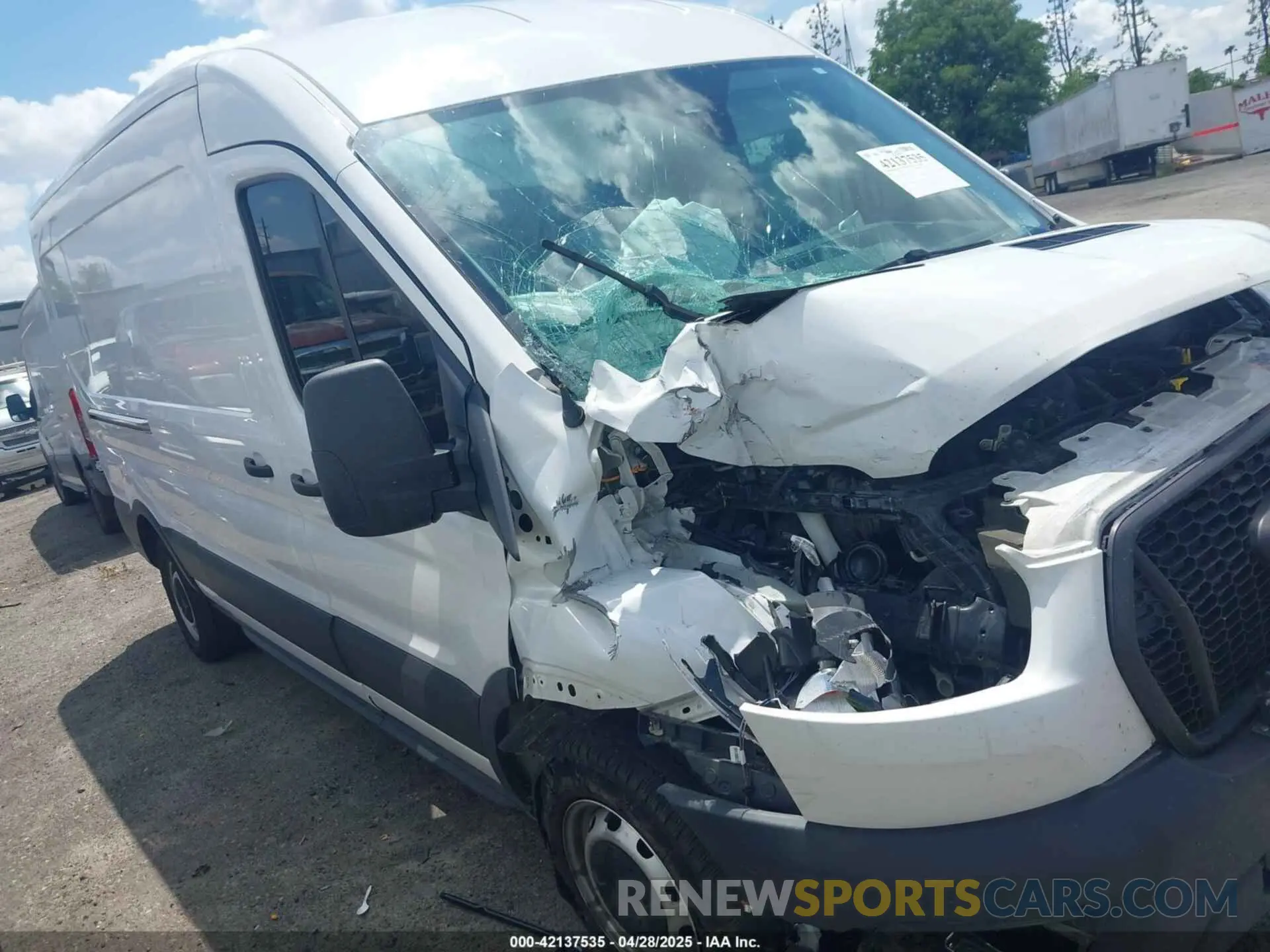 1 Photograph of a damaged car 1FTBW9C8XMKB00193 FORD TRANSIT-350 2021