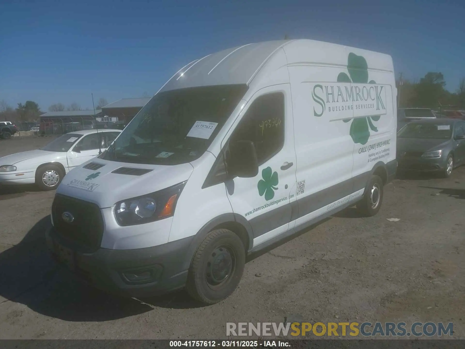 2 Photograph of a damaged car 1FTBW1X88NKA48592 FORD TRANSIT-350 2022