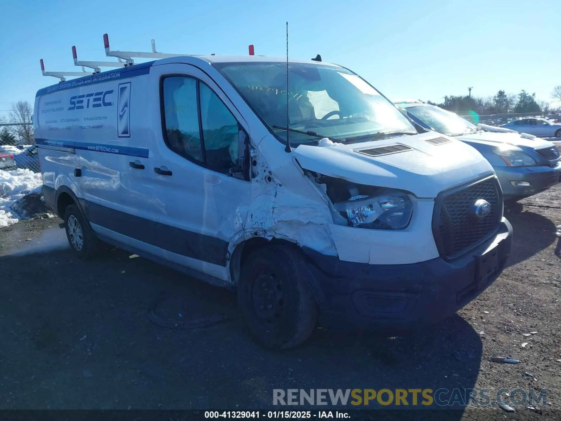 1 Photograph of a damaged car 1FTBW1Y86PKB55657 FORD TRANSIT-350 2023