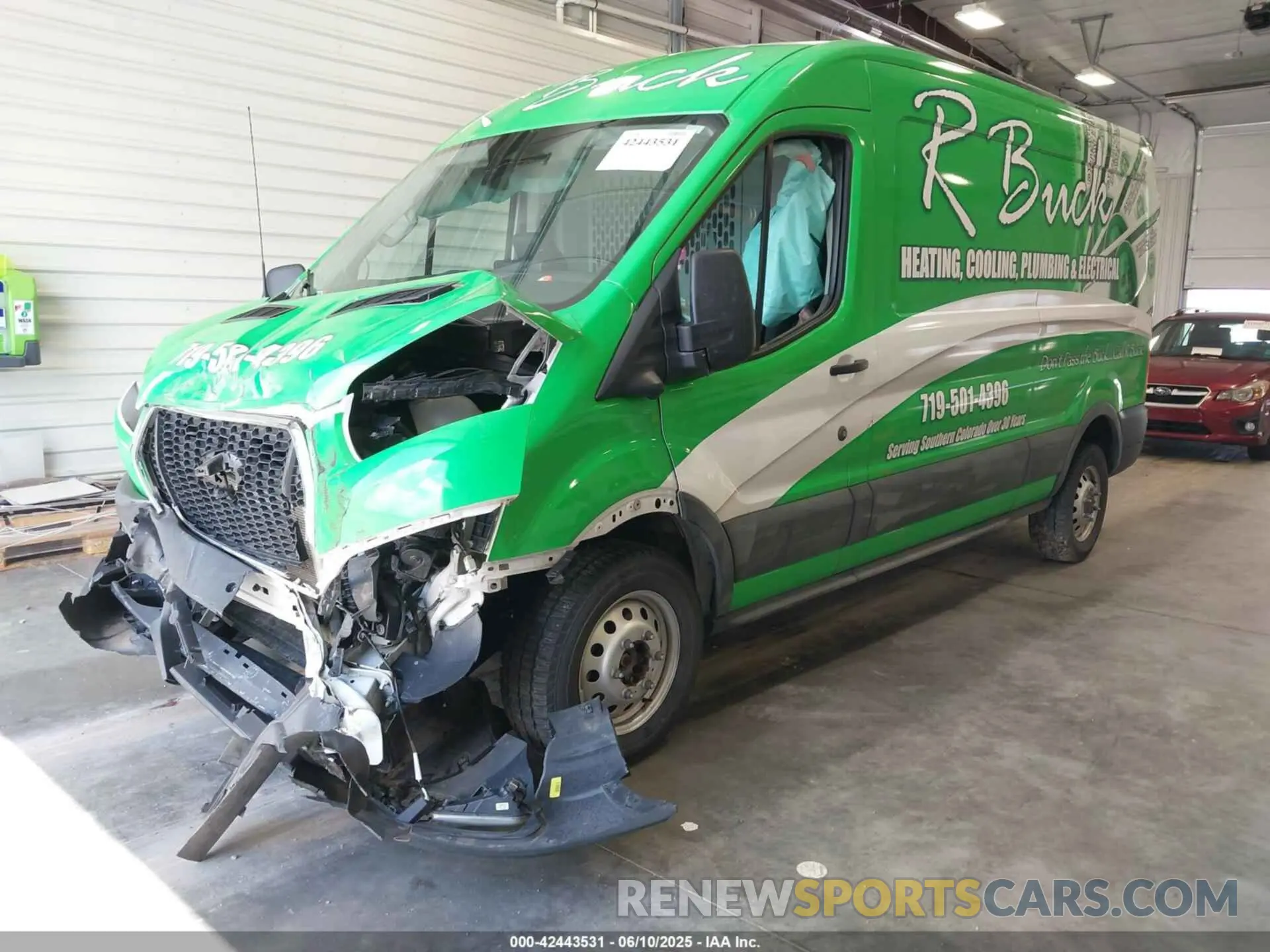 2 Photograph of a damaged car 1FTBW2C88PKB27307 FORD TRANSIT-350 2023