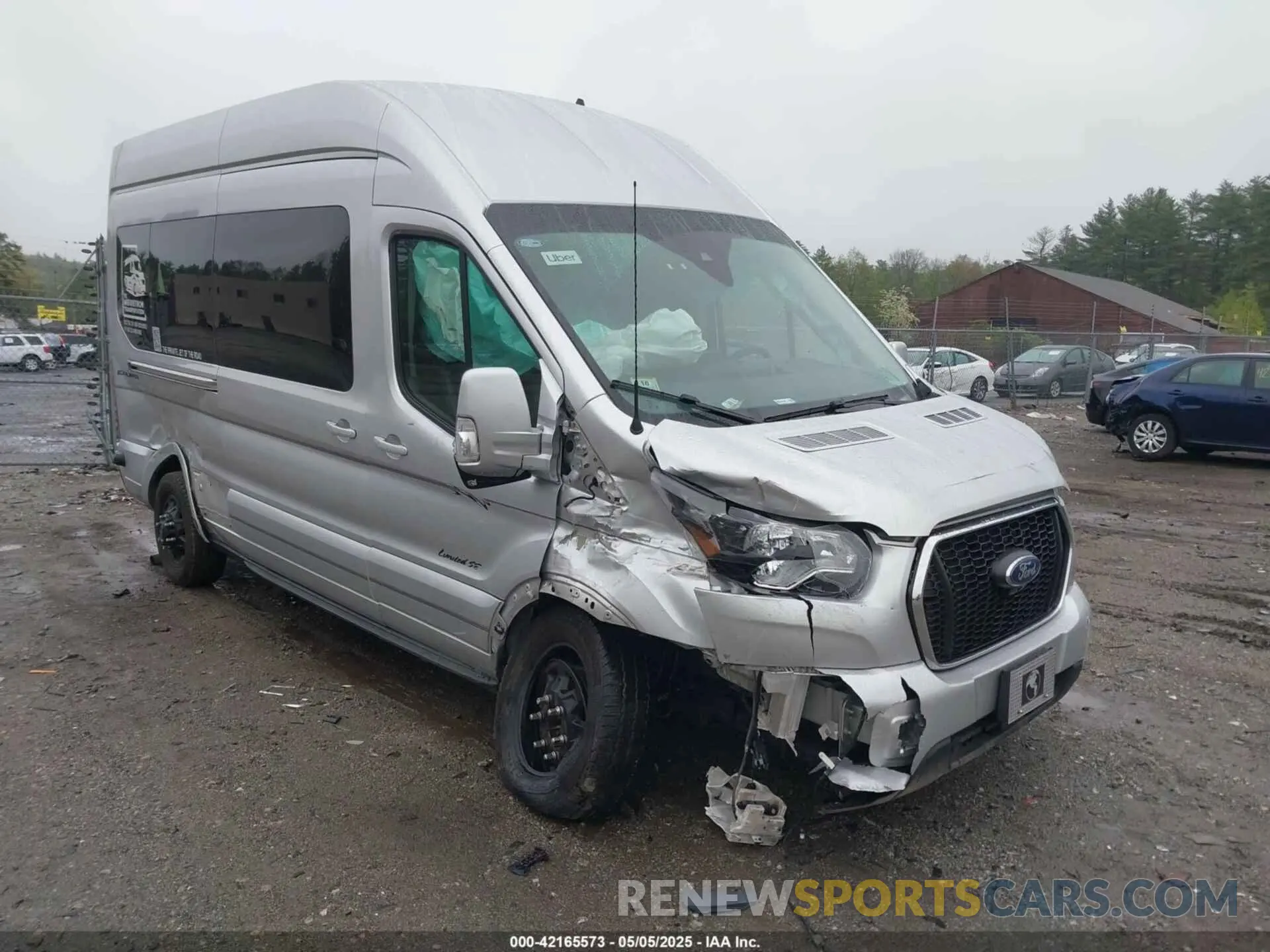 1 Photograph of a damaged car 1FTBW2XG0PKA56668 FORD TRANSIT-350 2023