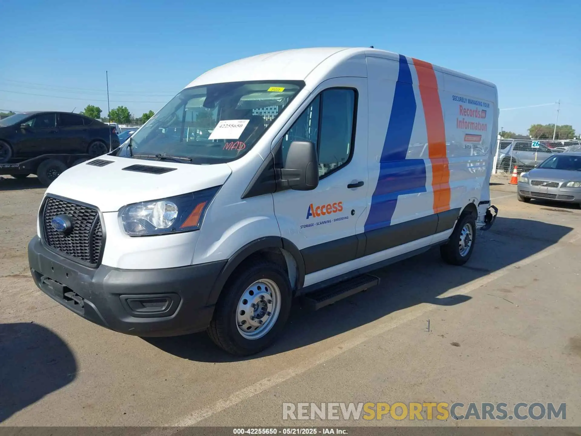 2 Photograph of a damaged car 1FTBW9C86PKA45956 FORD TRANSIT-350 2023