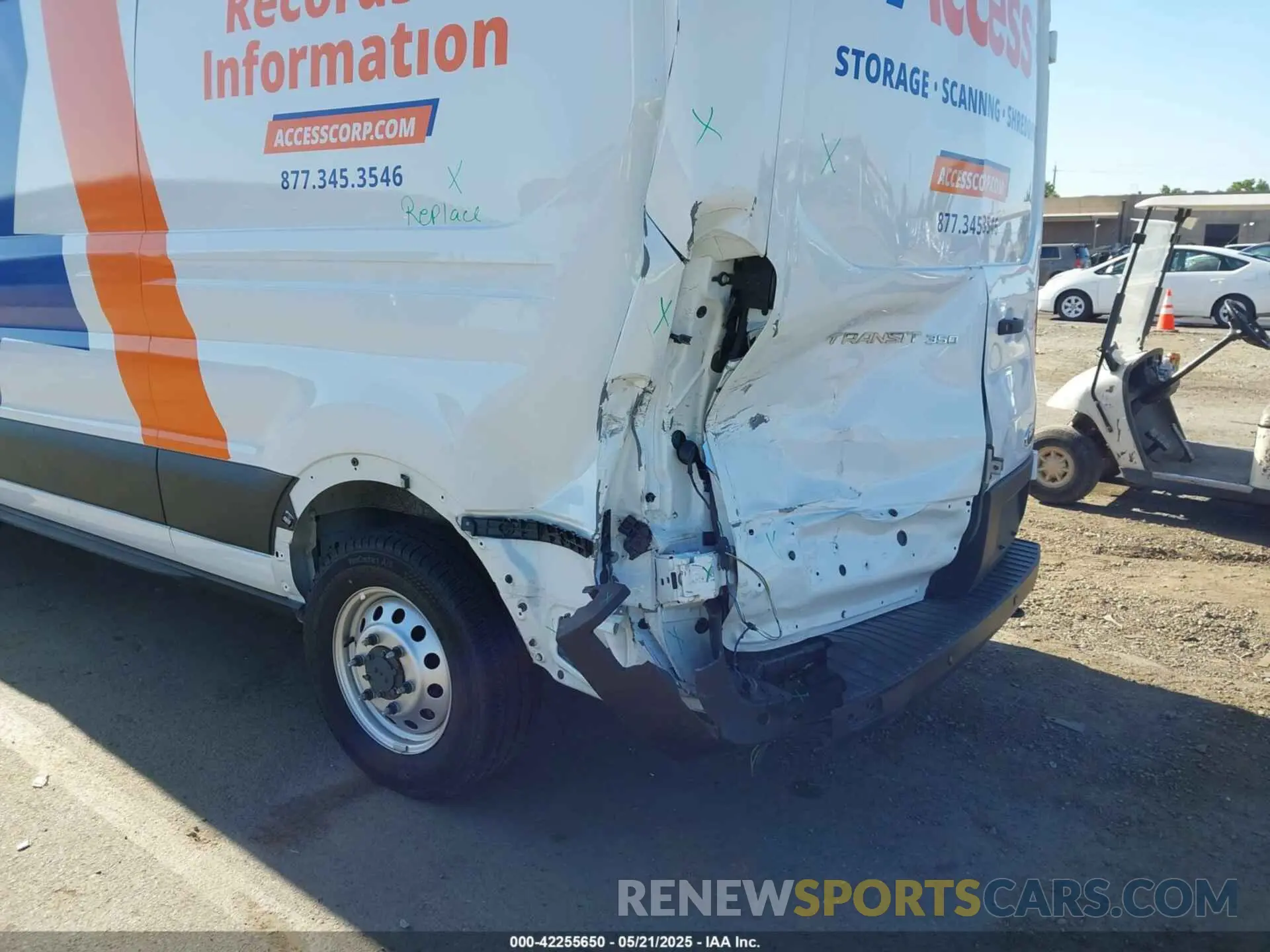 6 Photograph of a damaged car 1FTBW9C86PKA45956 FORD TRANSIT-350 2023