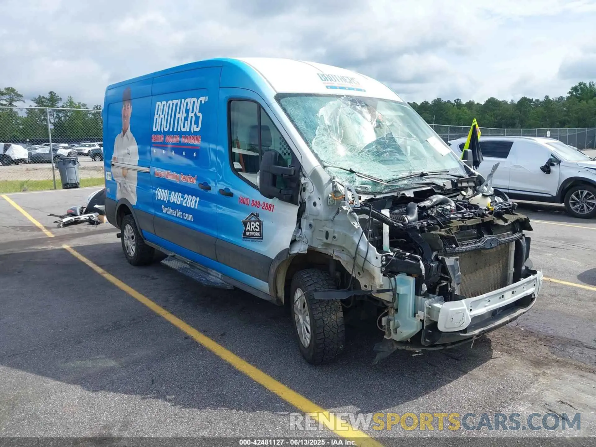 1 Photograph of a damaged car 1FTBW9C89PKA29587 FORD TRANSIT-350 2023