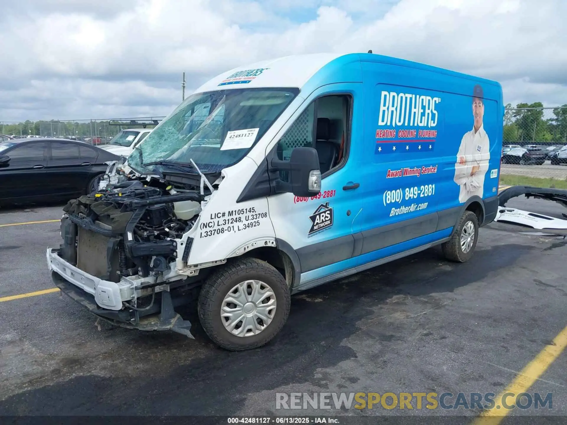 2 Photograph of a damaged car 1FTBW9C89PKA29587 FORD TRANSIT-350 2023