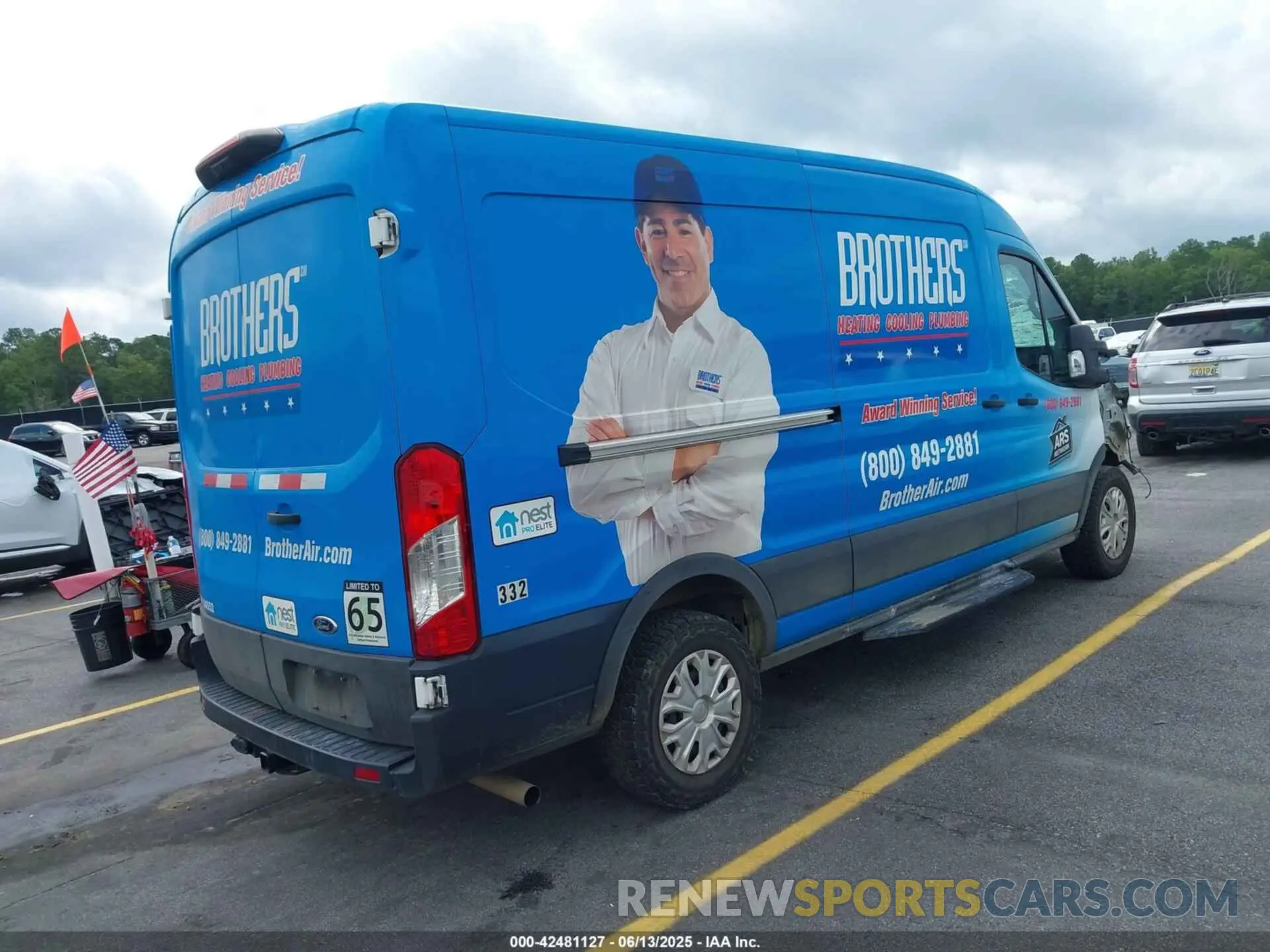 4 Photograph of a damaged car 1FTBW9C89PKA29587 FORD TRANSIT-350 2023