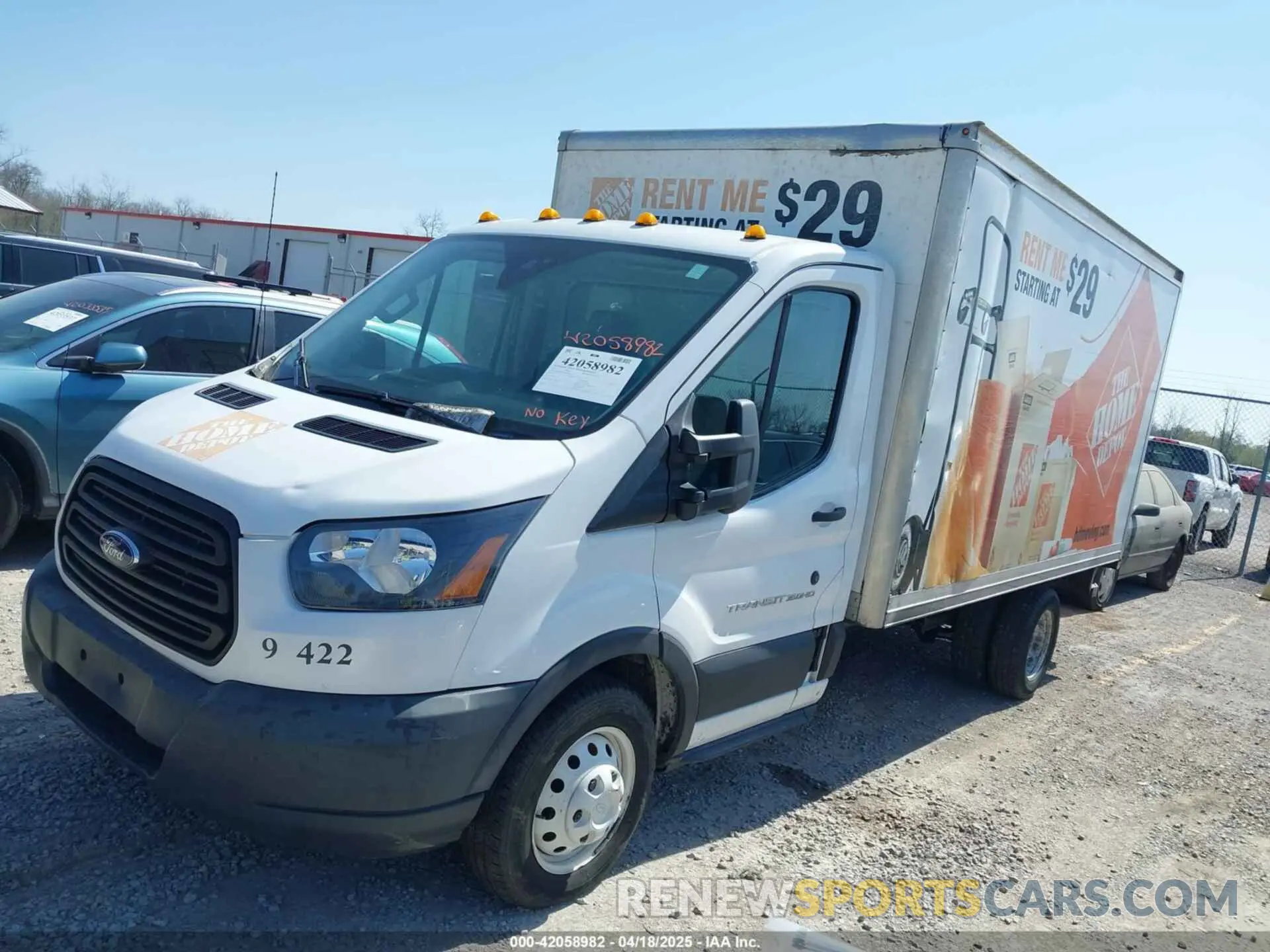 2 Photograph of a damaged car 1FDBF8ZM2KKA87057 FORD TRANSIT-350 CAB 2019