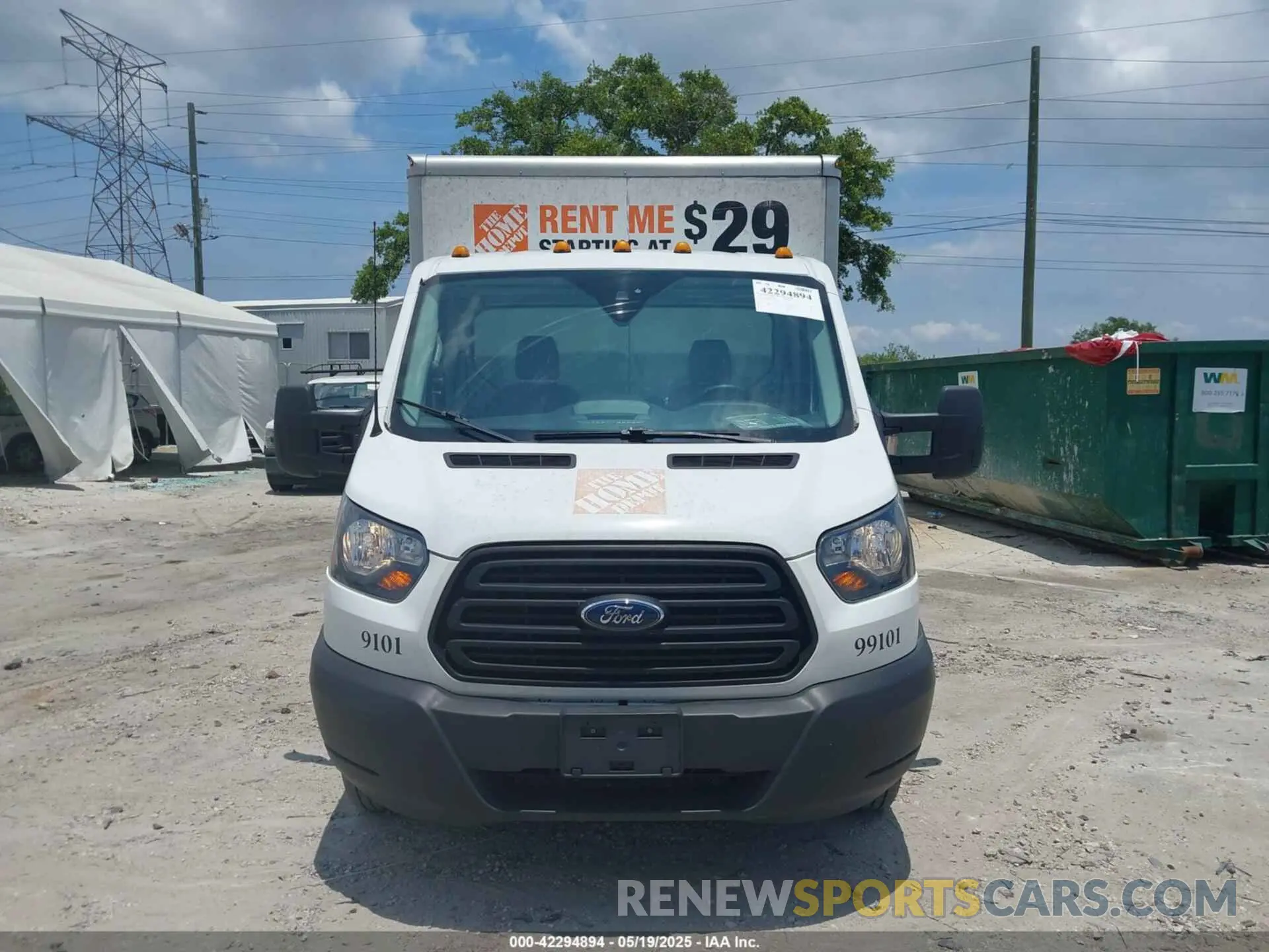 12 Photograph of a damaged car 1FDBF8ZM6KKA67975 FORD TRANSIT-350 CAB 2019