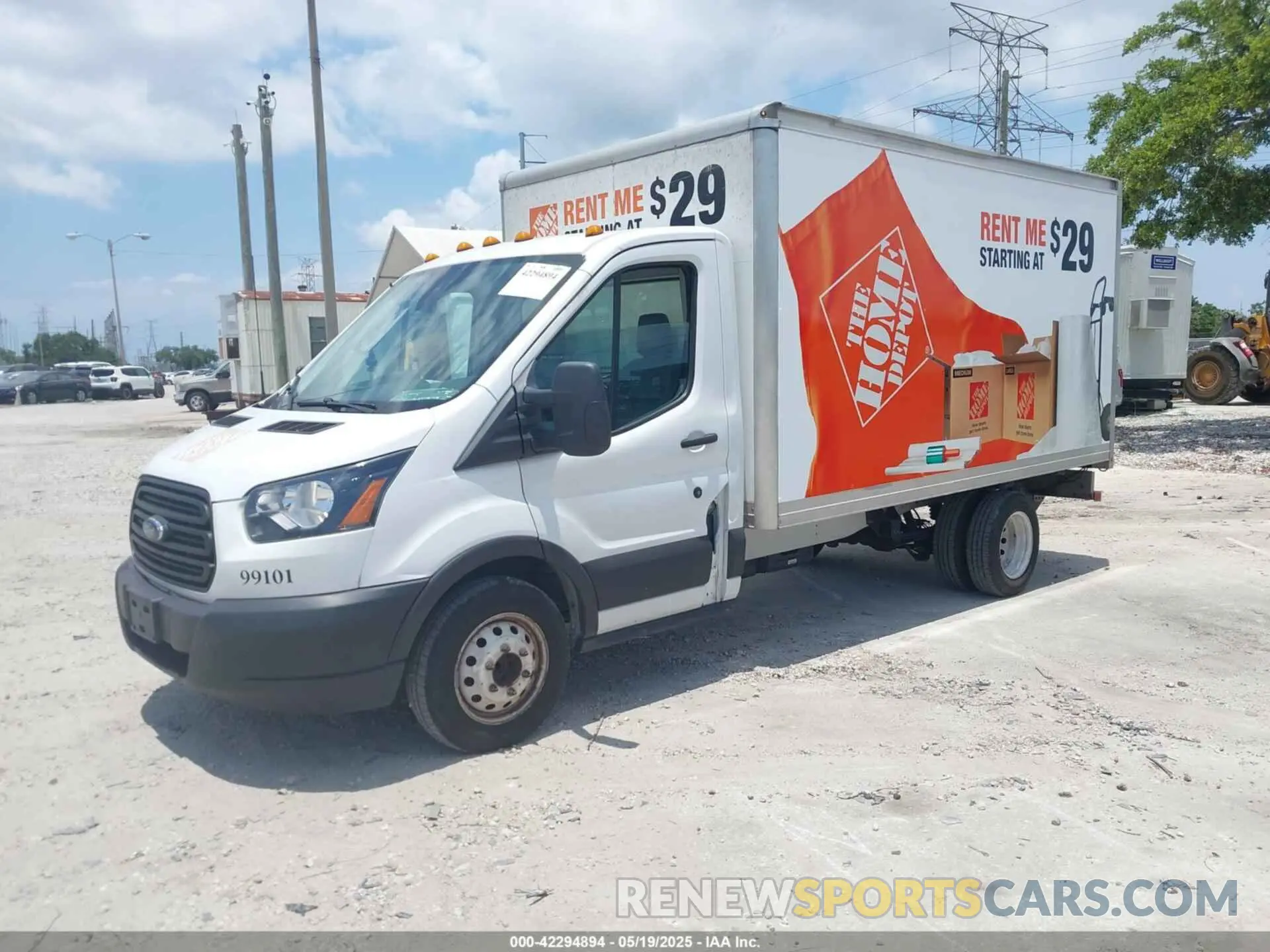 2 Photograph of a damaged car 1FDBF8ZM6KKA67975 FORD TRANSIT-350 CAB 2019