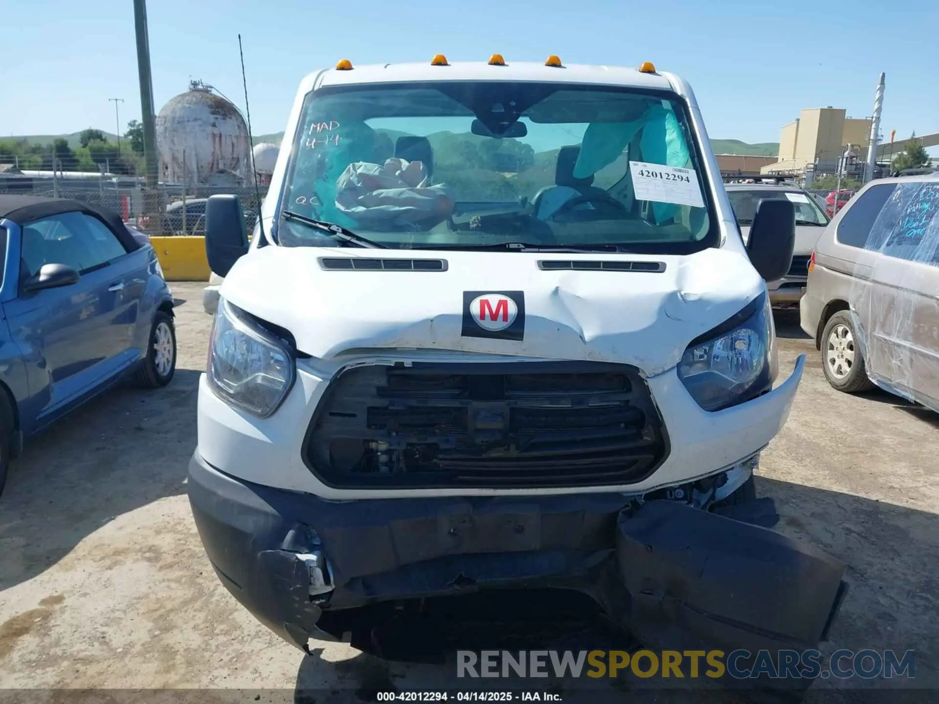 12 Photograph of a damaged car 1FDRS6ZM8KKA11938 FORD TRANSIT-350 CAB 2019