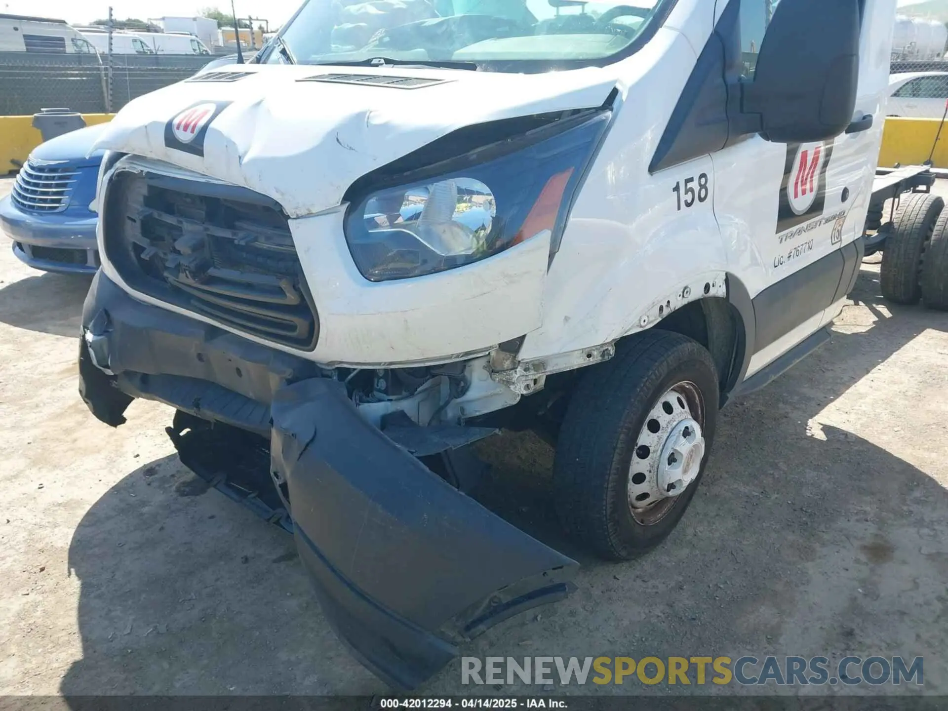 6 Photograph of a damaged car 1FDRS6ZM8KKA11938 FORD TRANSIT-350 CAB 2019