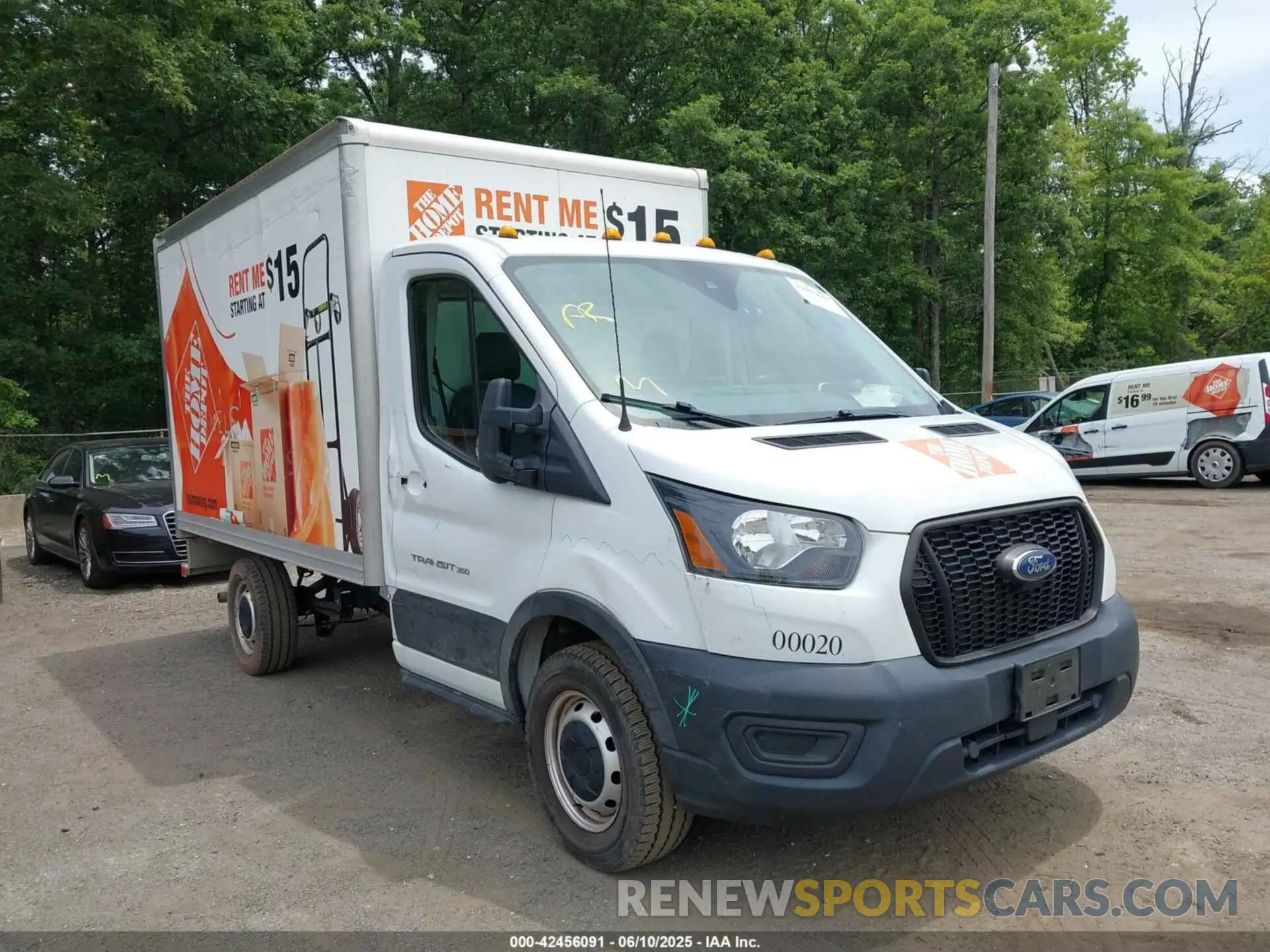 1 Photograph of a damaged car 1FDBW5Z80LKA32383 FORD TRANSIT-350 CAB 2020
