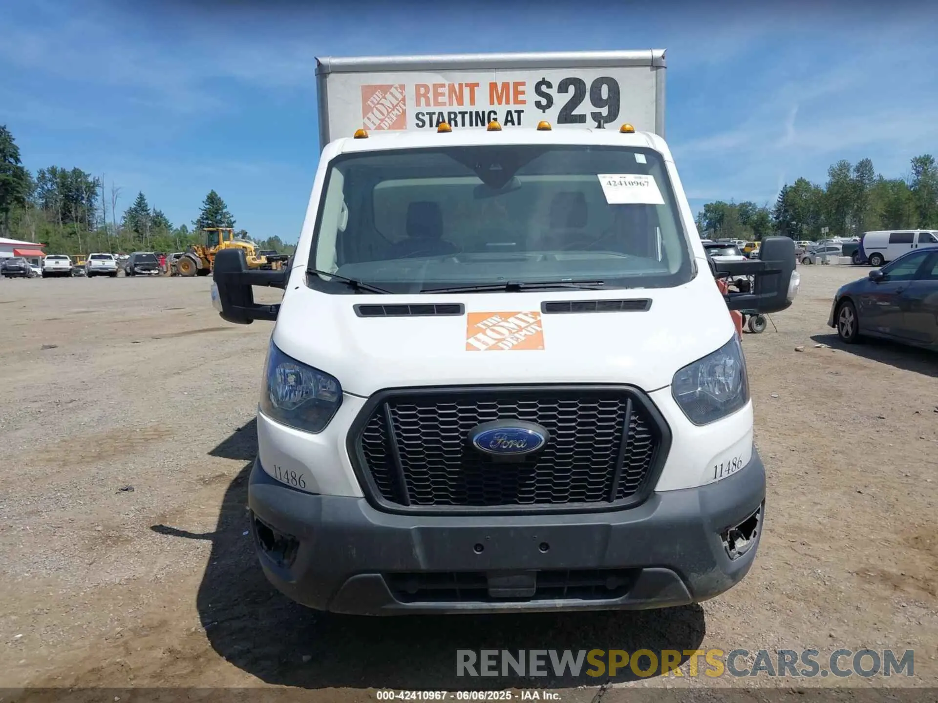 12 Photograph of a damaged car 1FDBF6Z82MKA96495 FORD TRANSIT-350 CAB 2021