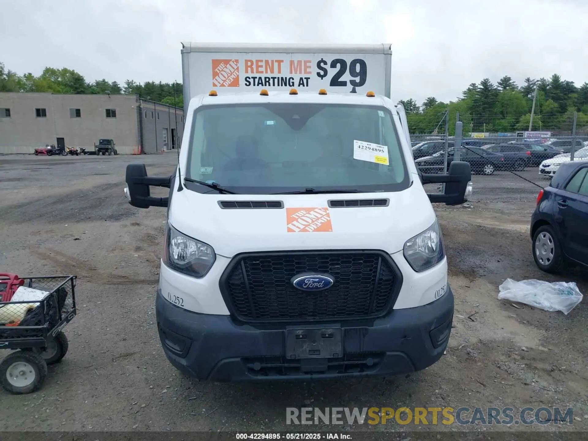 12 Photograph of a damaged car 1FDBF6Z84MKA80671 FORD TRANSIT-350 CAB 2021