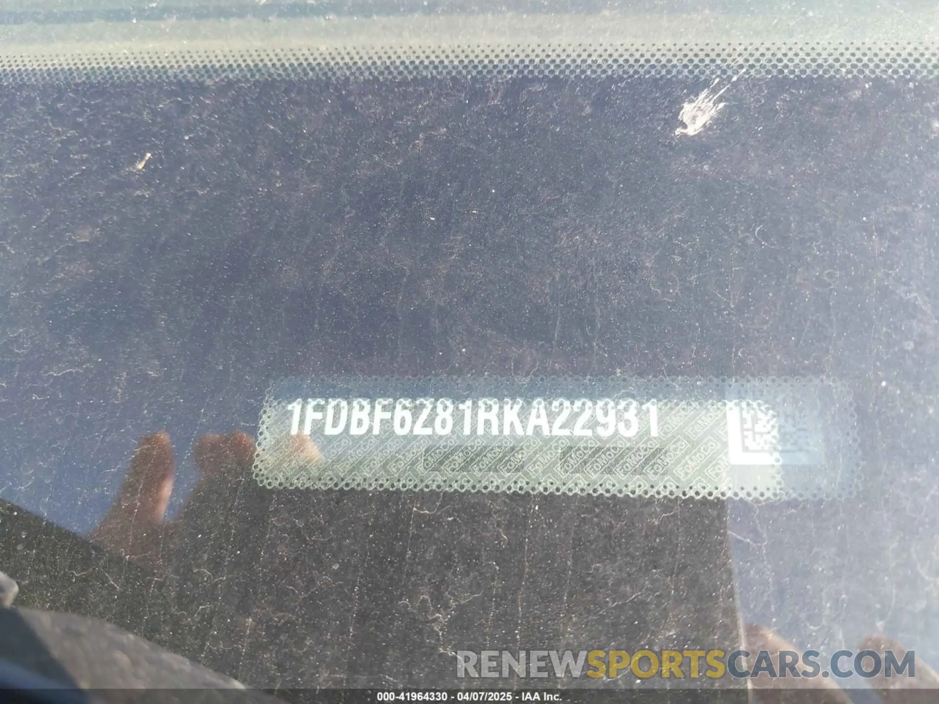 9 Photograph of a damaged car 1FDBF6Z81RKA22931 FORD TRANSIT-350 CAB 2024
