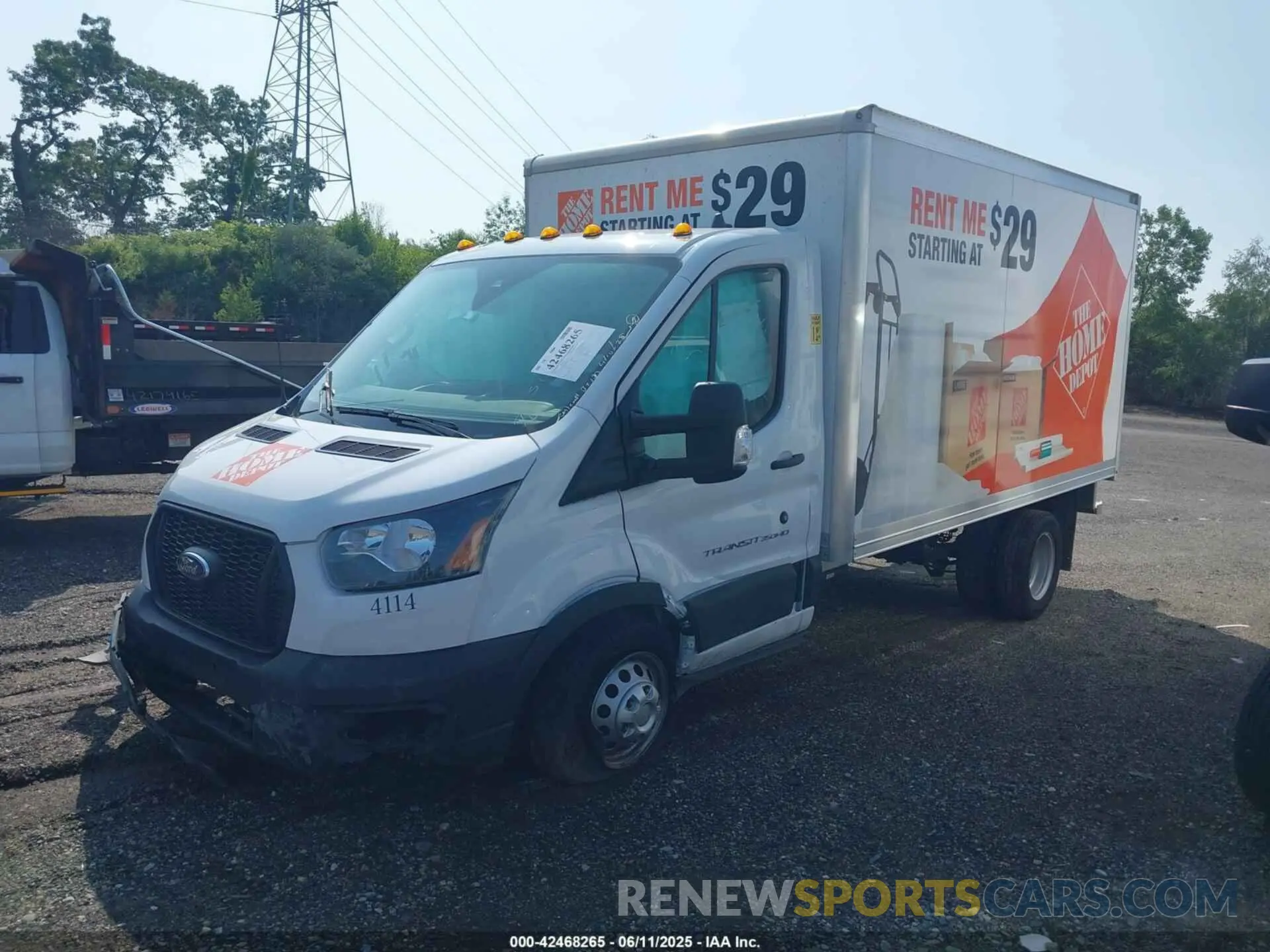 2 Photograph of a damaged car 1FDBF6Z82RKB29499 FORD TRANSIT-350 CAB 2024