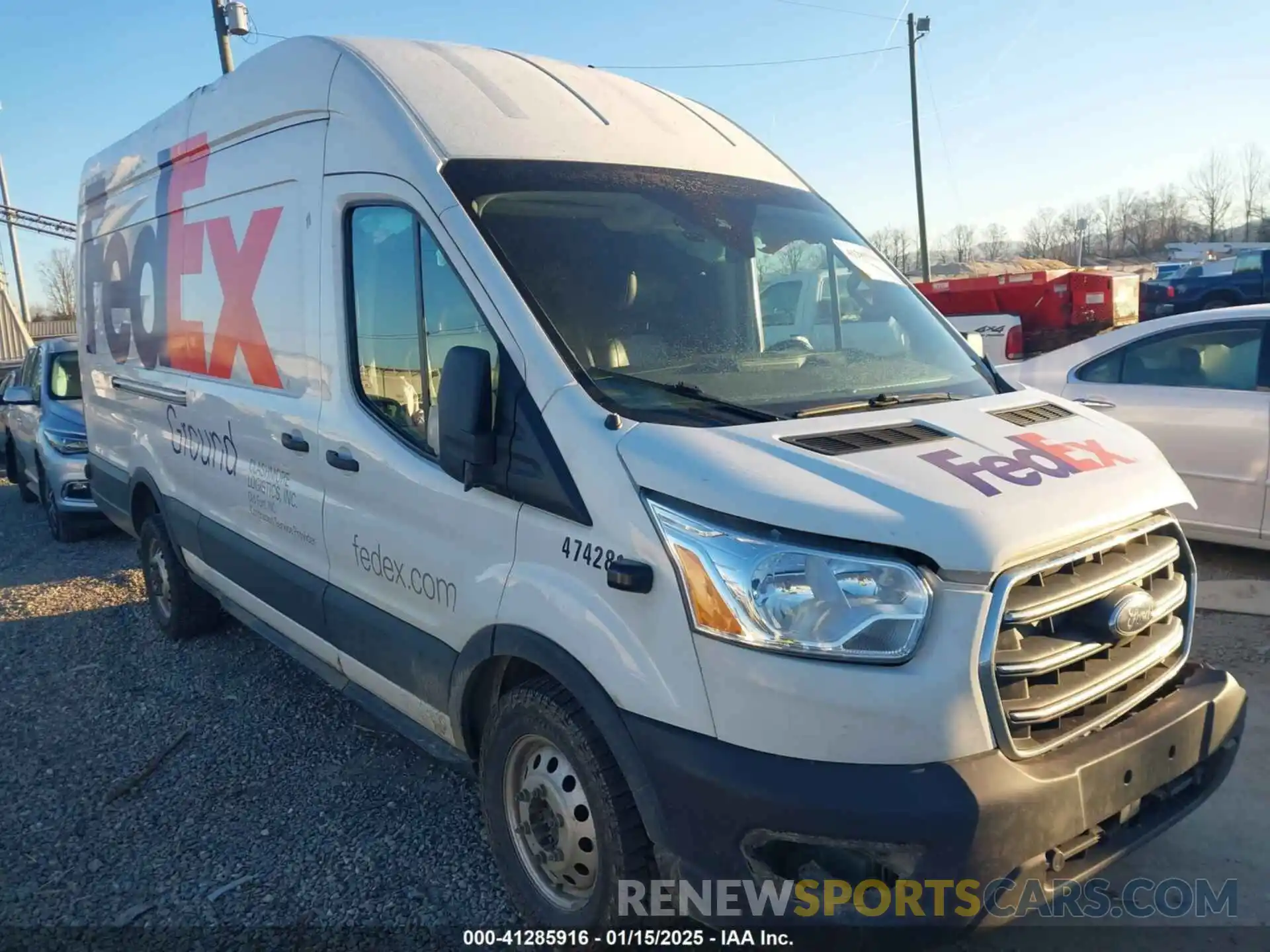 1 Photograph of a damaged car 1FTBW3U81LKB34081 FORD TRANSIT-350 CARGO VAN 2020