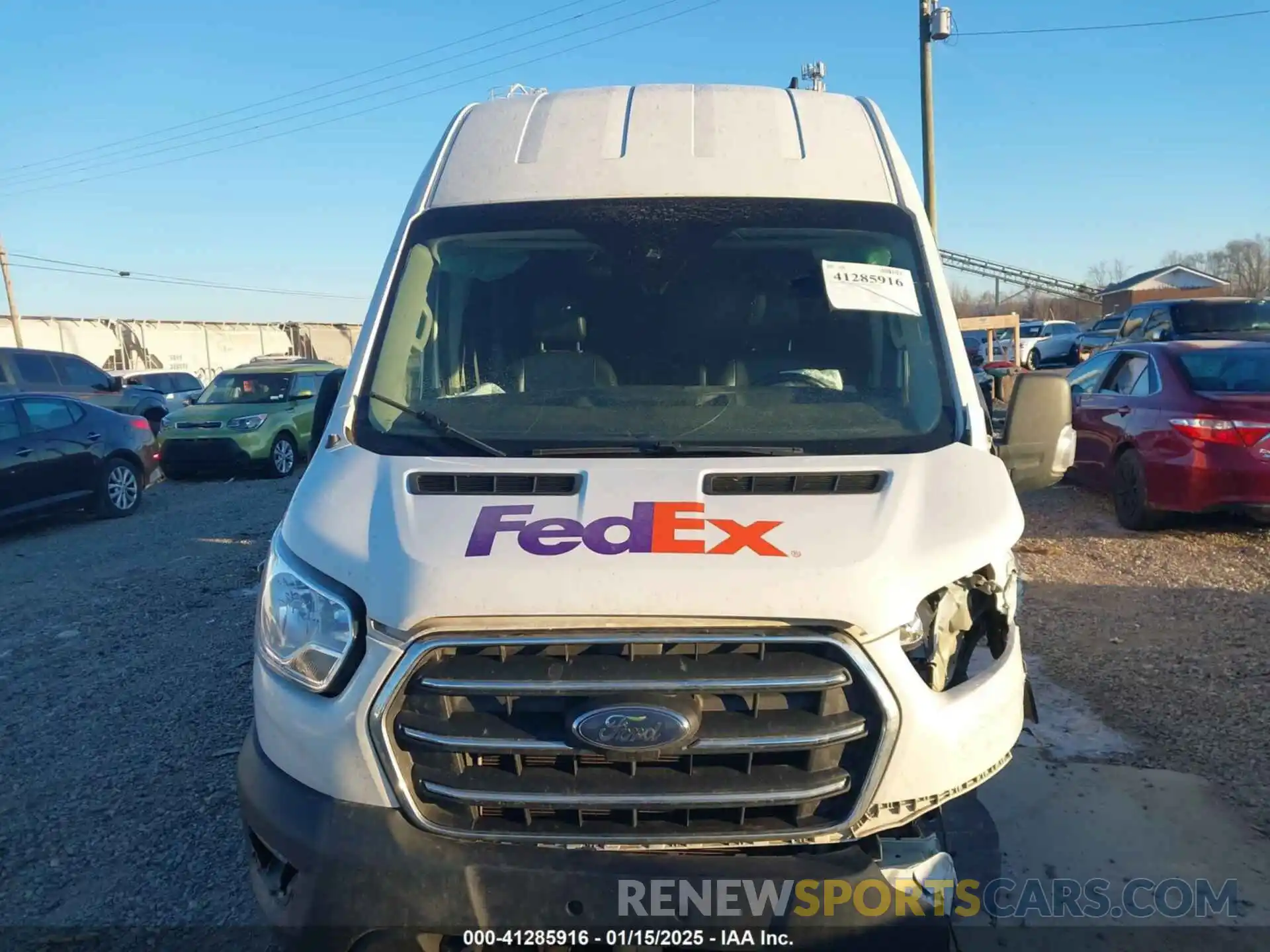 12 Photograph of a damaged car 1FTBW3U81LKB34081 FORD TRANSIT-350 CARGO VAN 2020