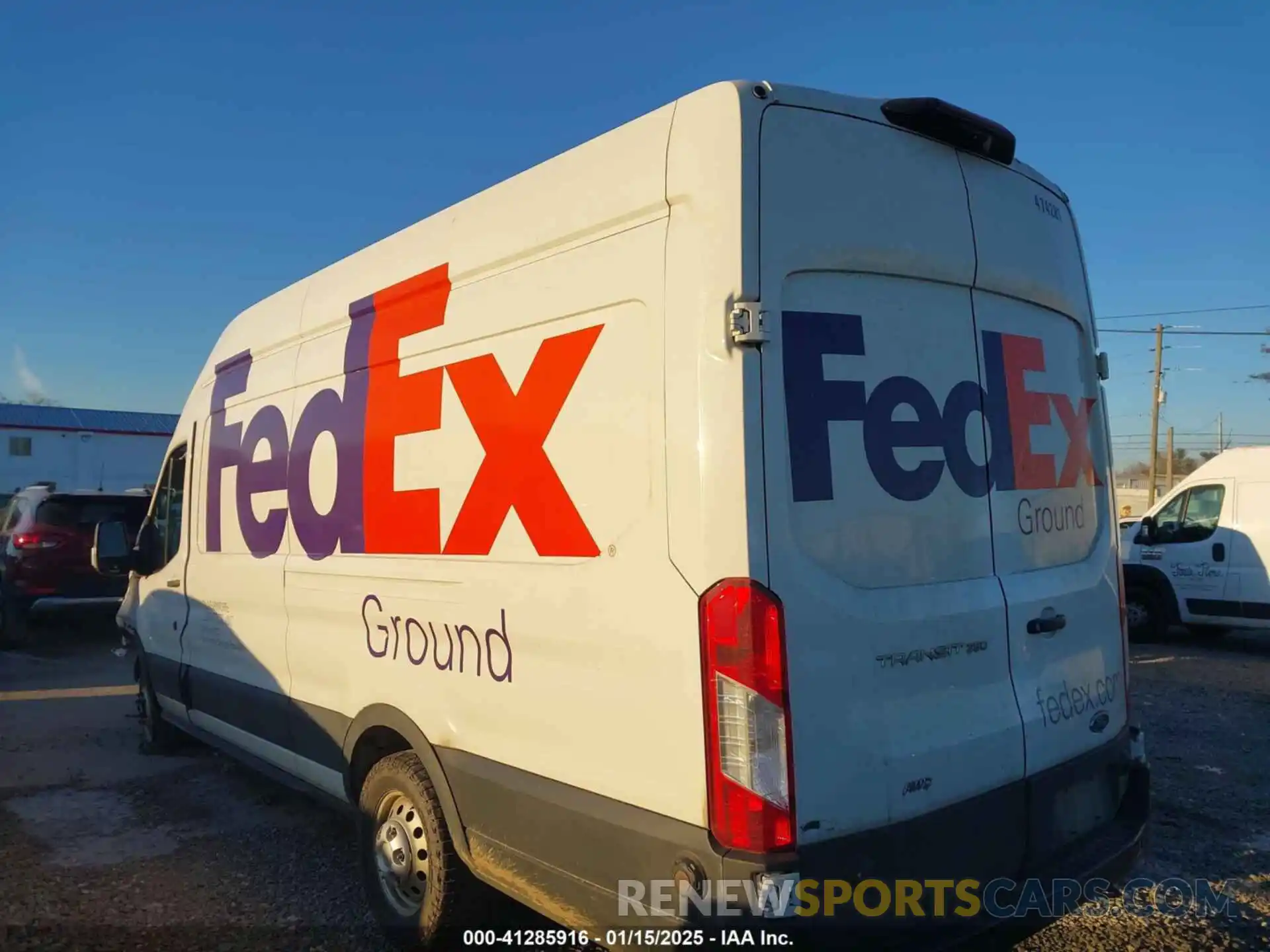 3 Photograph of a damaged car 1FTBW3U81LKB34081 FORD TRANSIT-350 CARGO VAN 2020