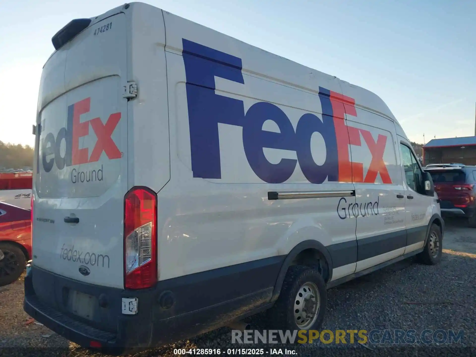 4 Photograph of a damaged car 1FTBW3U81LKB34081 FORD TRANSIT-350 CARGO VAN 2020