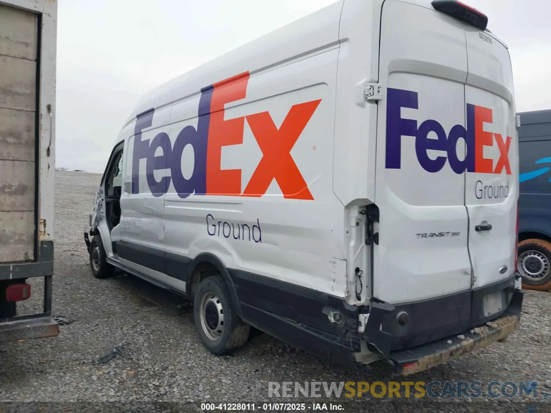 3 Photograph of a damaged car 1FTBW3X8XLKB37251 FORD TRANSIT-350 CARGO VAN 2020