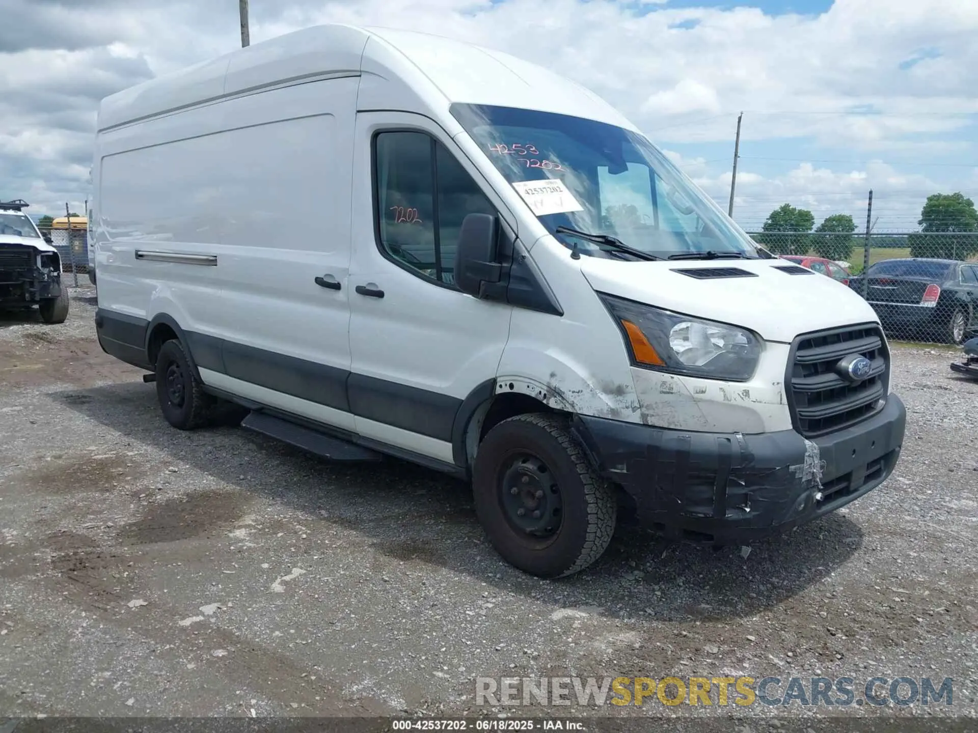 1 Photograph of a damaged car 1FTBW3XG0LKB35256 FORD TRANSIT-350 CARGO VAN 2020