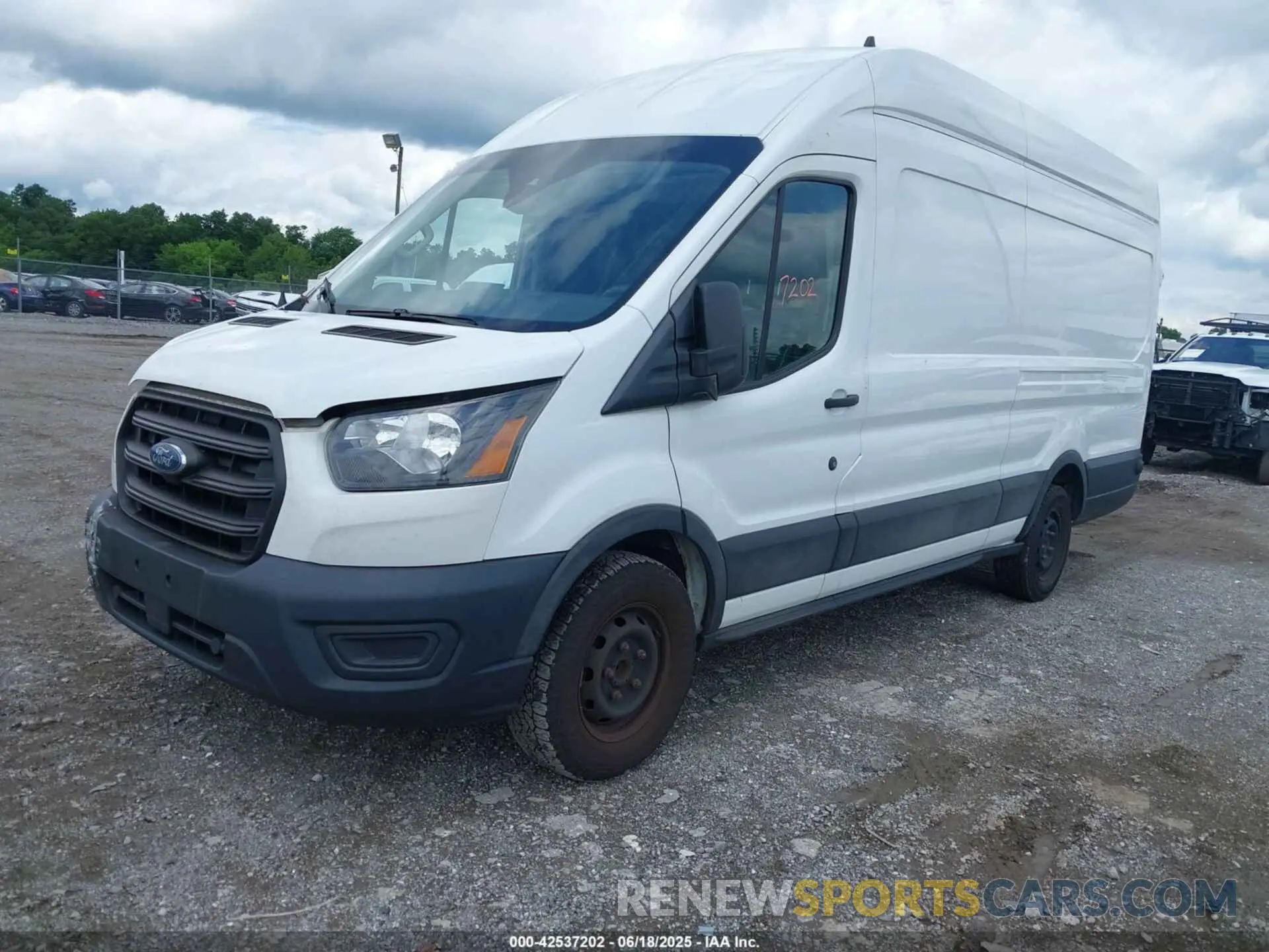 2 Photograph of a damaged car 1FTBW3XG0LKB35256 FORD TRANSIT-350 CARGO VAN 2020