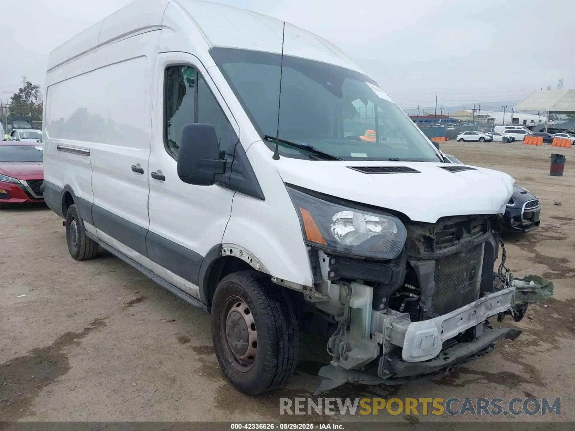 1 Photograph of a damaged car 1FTBW3XG8LKA54375 FORD TRANSIT-350 CARGO VAN 2020