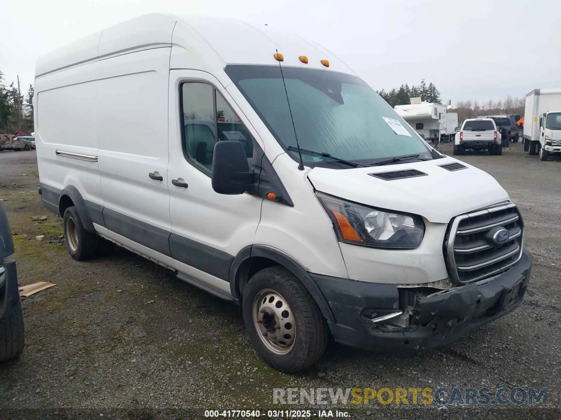 1 Photograph of a damaged car 1FTRS4UG4LKB25740 FORD TRANSIT-350 CARGO VAN 2020