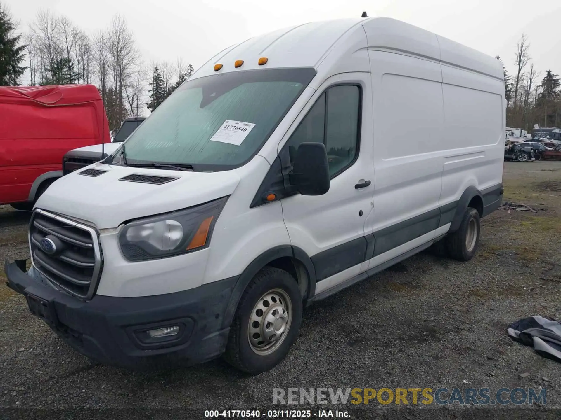 2 Photograph of a damaged car 1FTRS4UG4LKB25740 FORD TRANSIT-350 CARGO VAN 2020