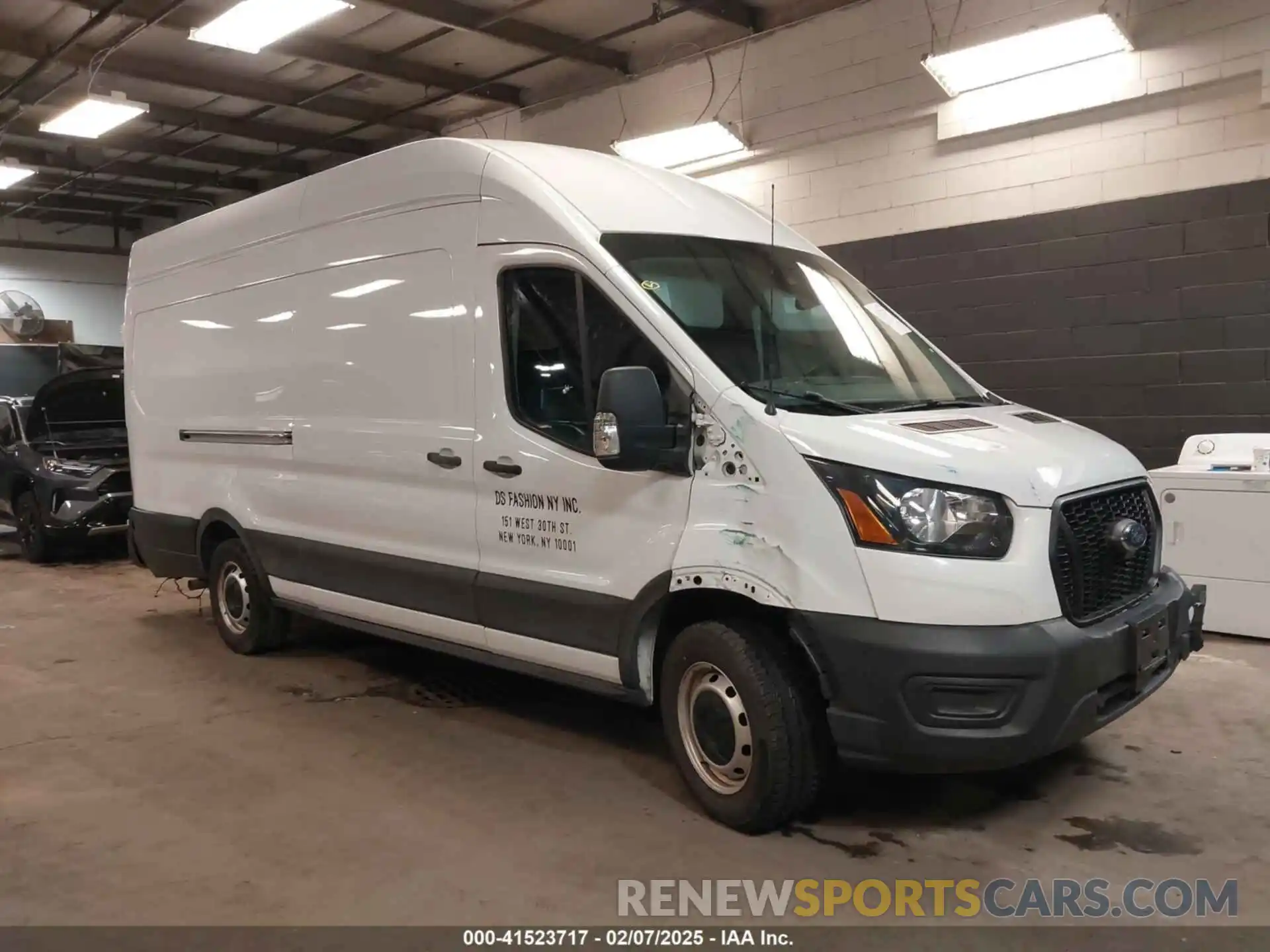 1 Photograph of a damaged car 1FTBW3X83MKA06759 FORD TRANSIT-350 CARGO VAN 2021