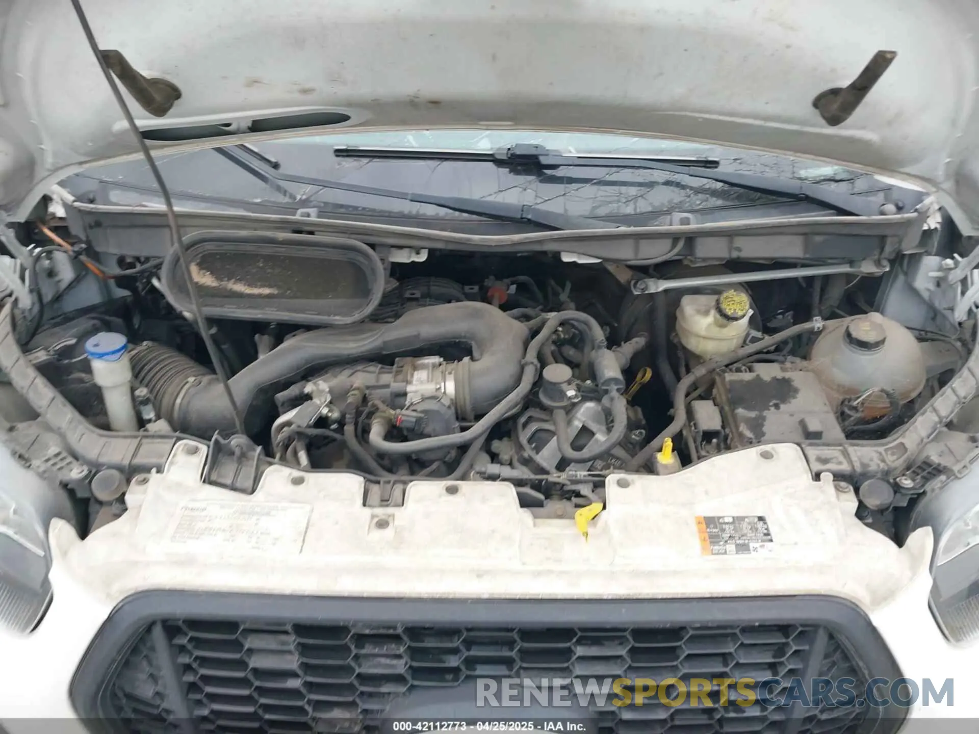 10 Photograph of a damaged car 1FTBW3X87MKA75793 FORD TRANSIT-350 CARGO VAN 2021