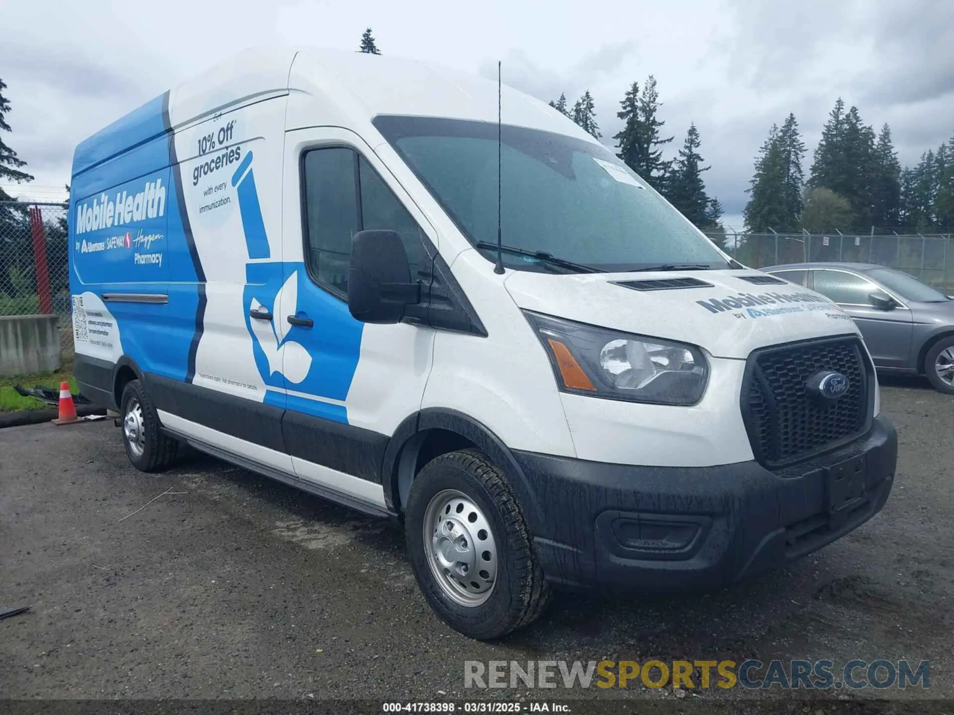 1 Photograph of a damaged car 1FTBW3U85NKA85308 FORD TRANSIT-350 CARGO VAN 2022