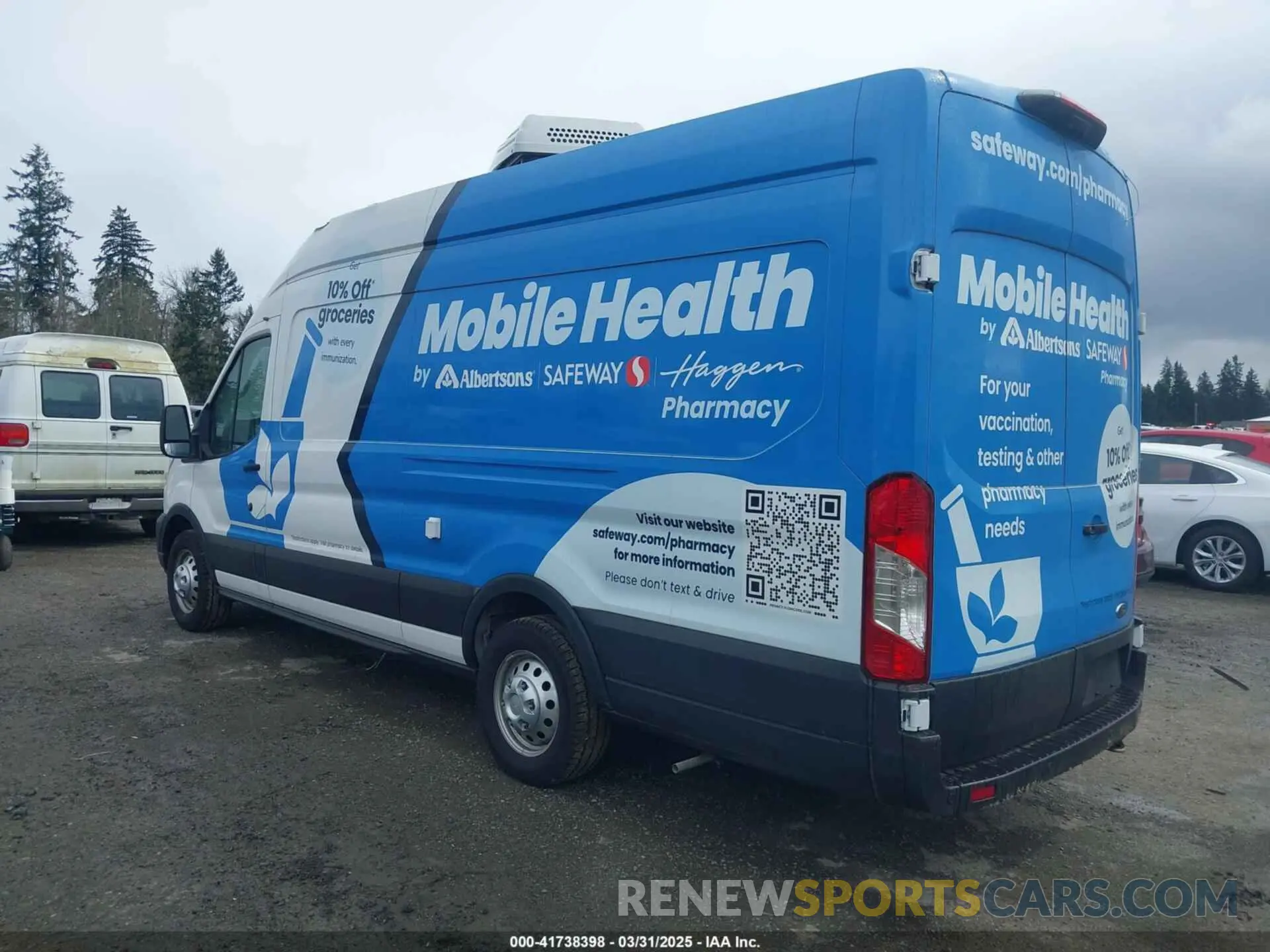 3 Photograph of a damaged car 1FTBW3U85NKA85308 FORD TRANSIT-350 CARGO VAN 2022