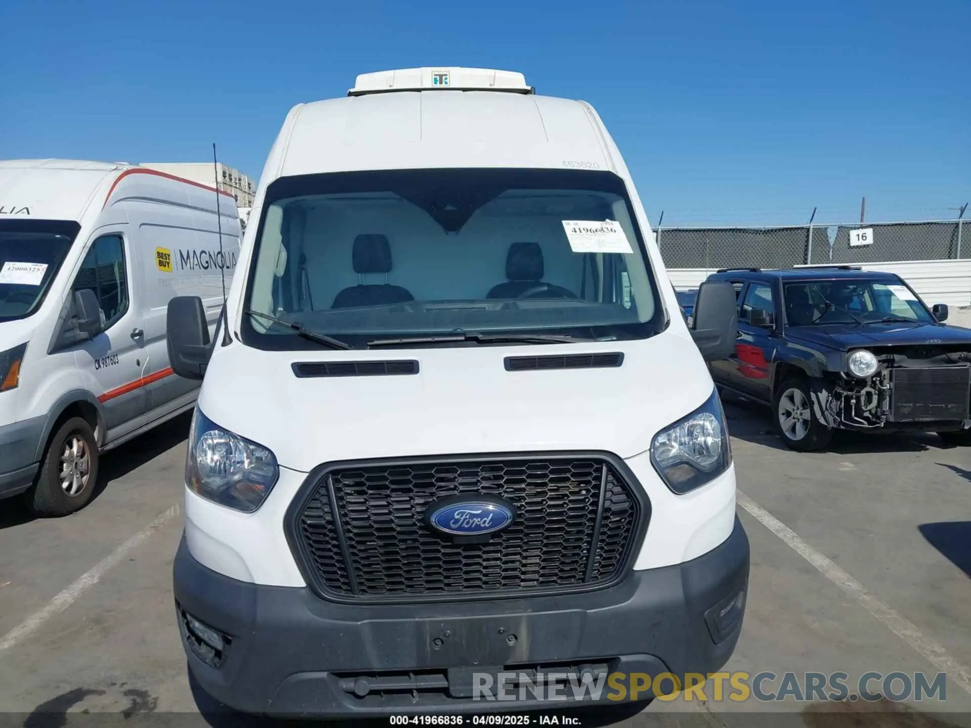 12 Photograph of a damaged car 1FTBW3X83NKA36099 FORD TRANSIT-350 CARGO VAN 2022
