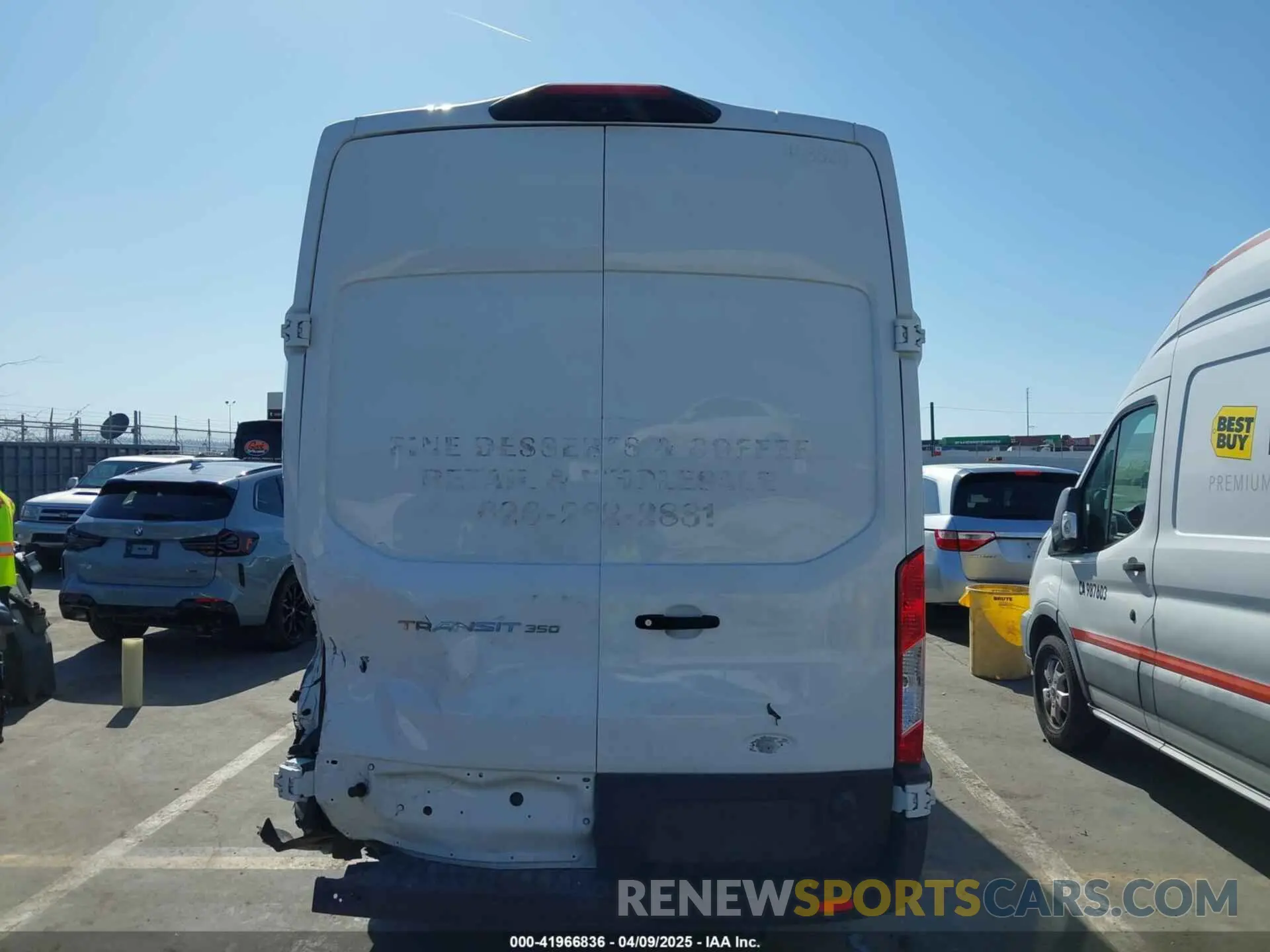 16 Photograph of a damaged car 1FTBW3X83NKA36099 FORD TRANSIT-350 CARGO VAN 2022