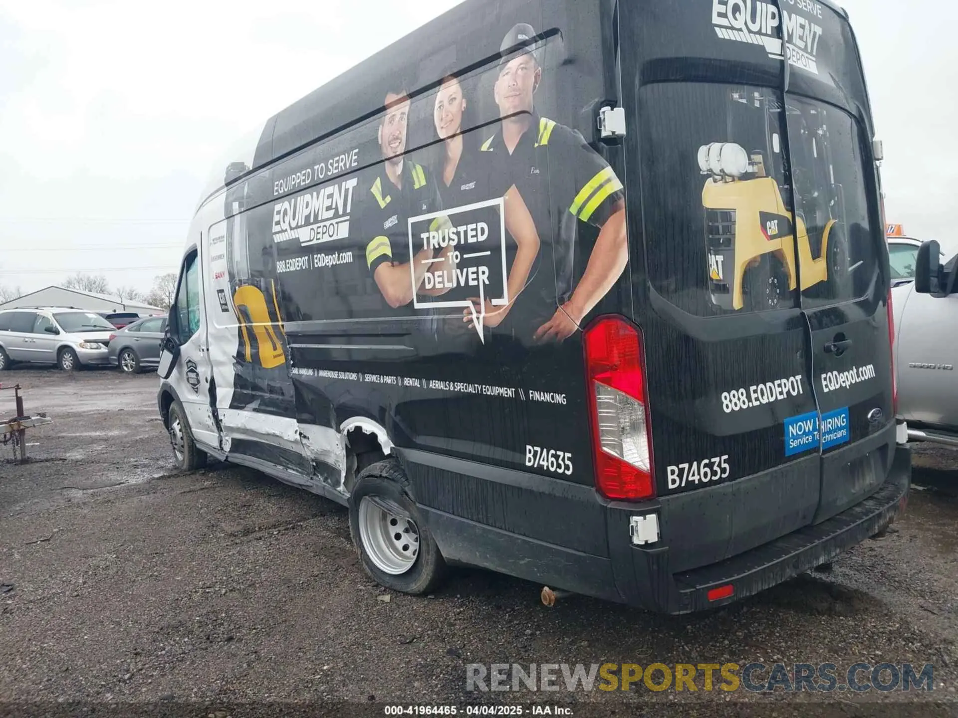 3 Photograph of a damaged car 1FTBF4XG0PKB74635 FORD TRANSIT-350 CARGO VAN 2023